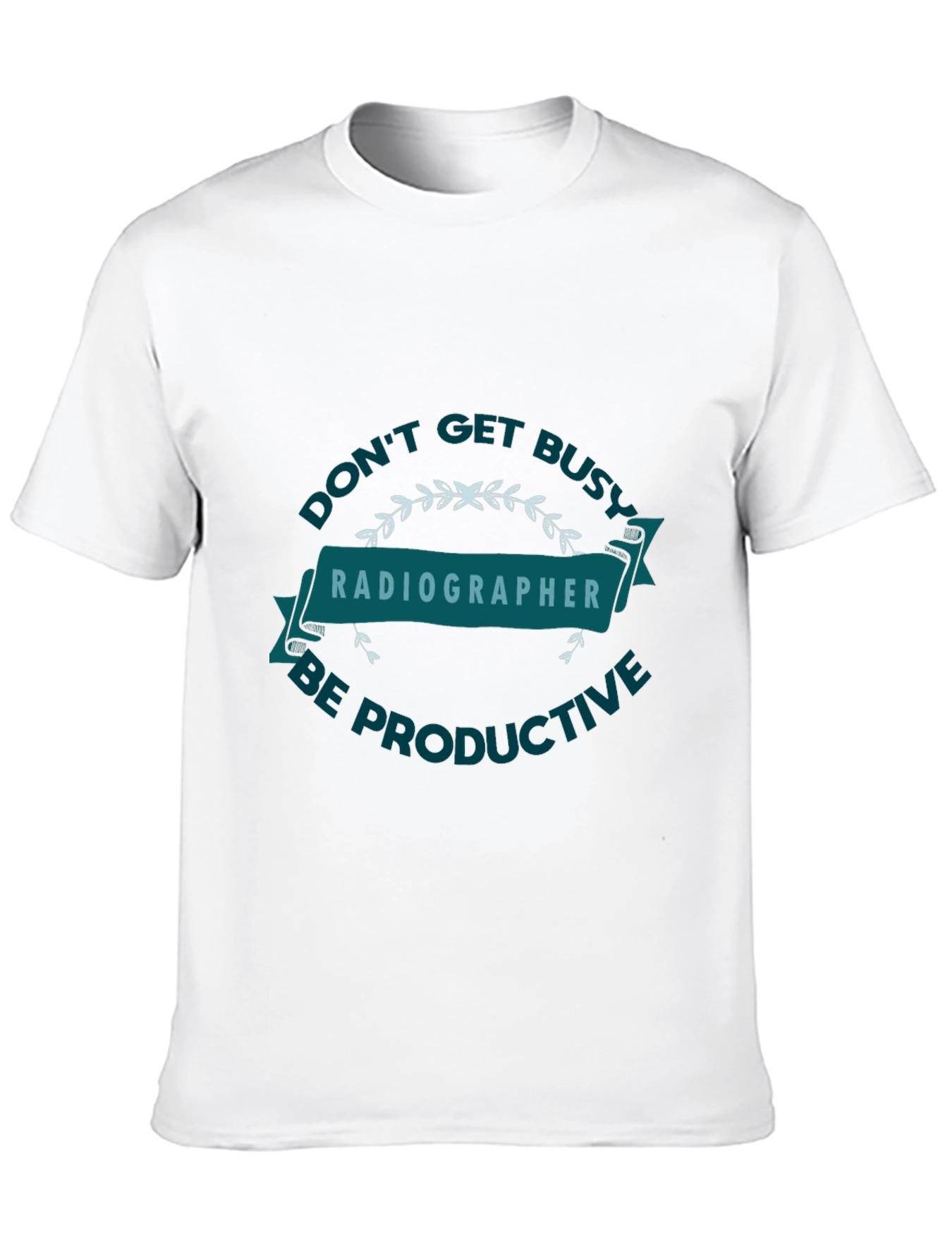 Black Radiographer Tee - Don't Get Busy, Be Productive view 10