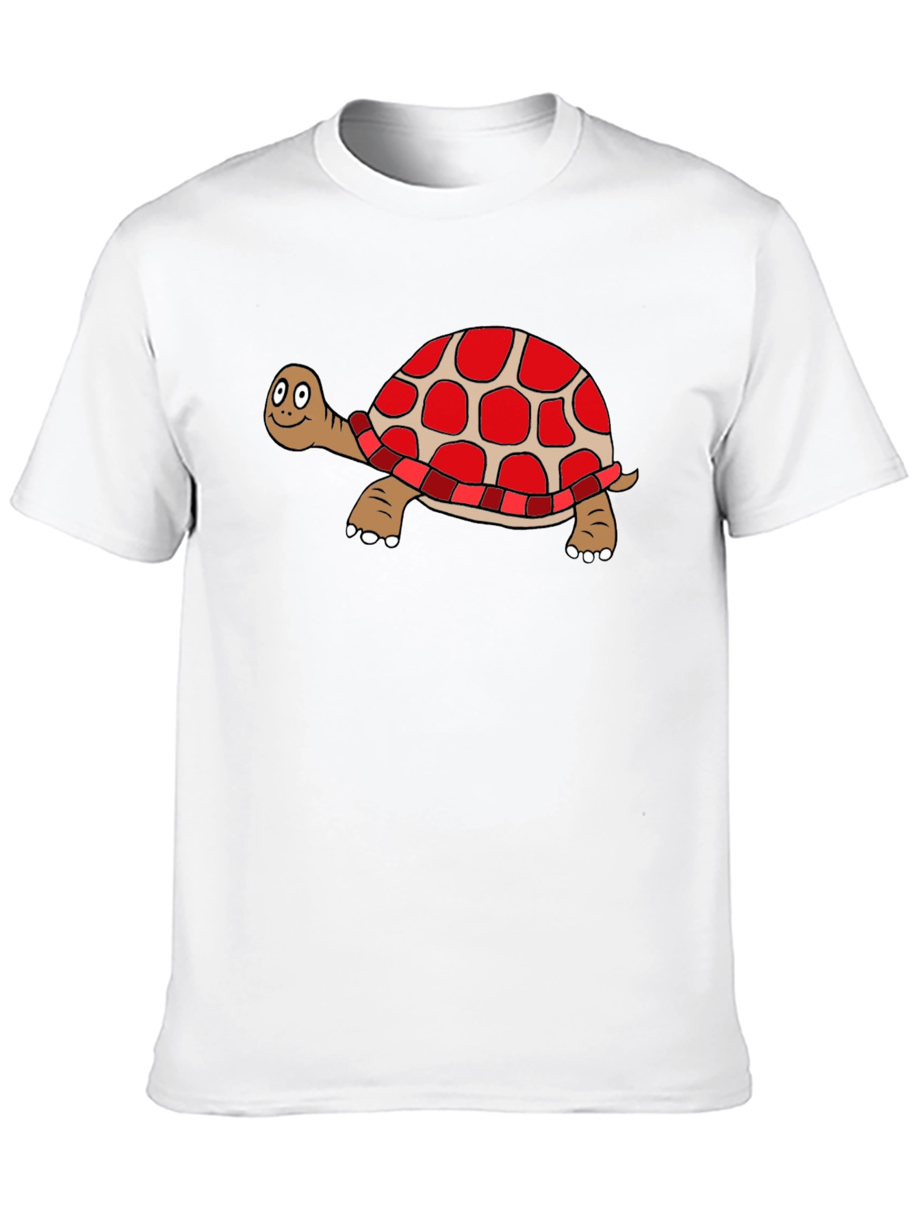 Black Cartoon Turtle Black T-Shirt view 10