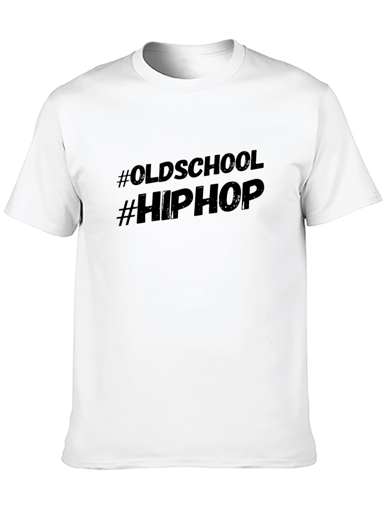 Black Oldschool Hip Hop Black T-Shirt view 10