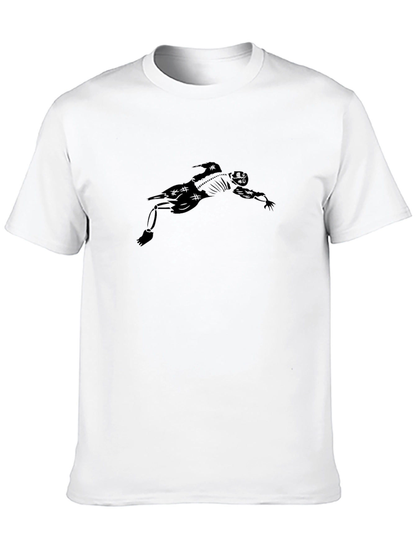 Black Dark Raven Football T-Shirt - Unique Design view 10