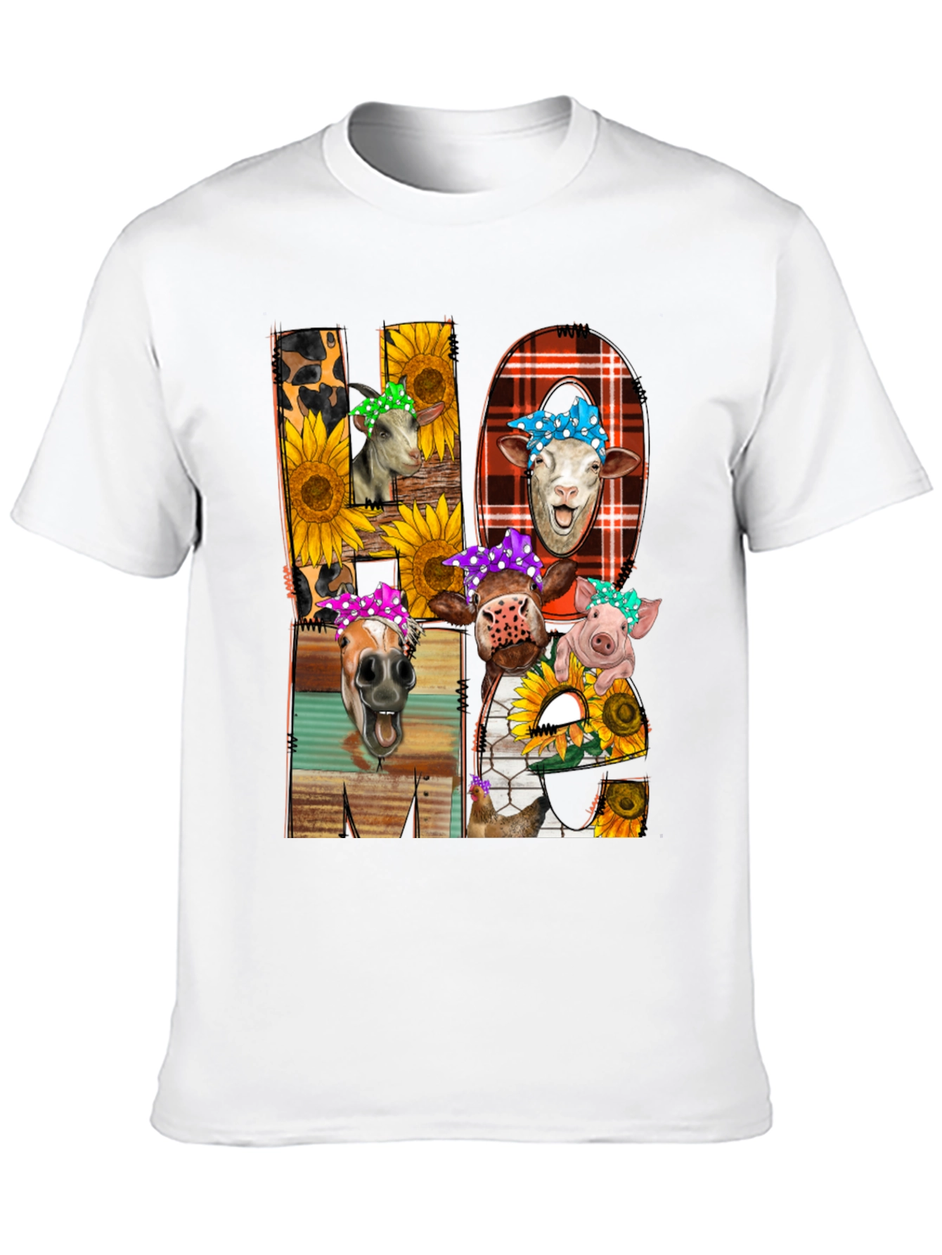 Black Farm Animal Mama T-Shirt - Cute Graphic Tee view 10