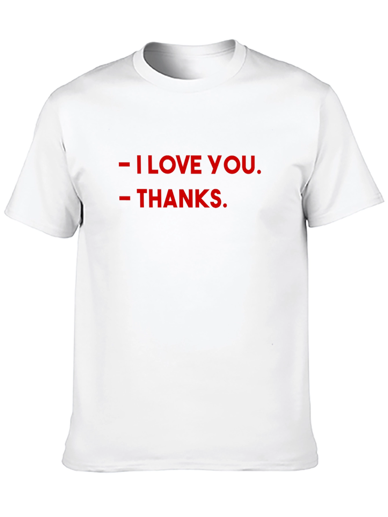 Black I Love You, Thanks. Black Graphic T-Shirt view 10
