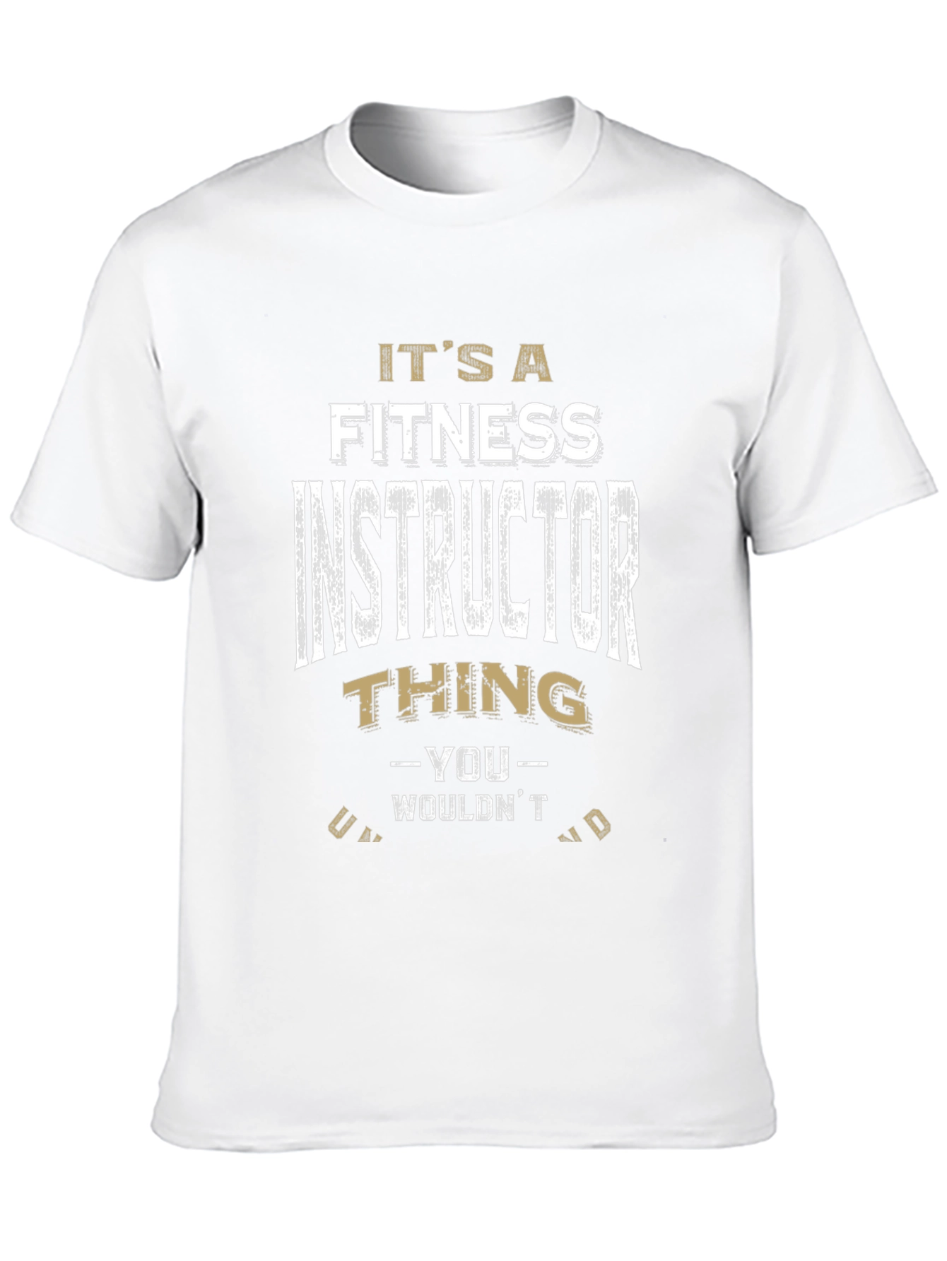 Black Fitness Instructor Thing T-Shirt view 10