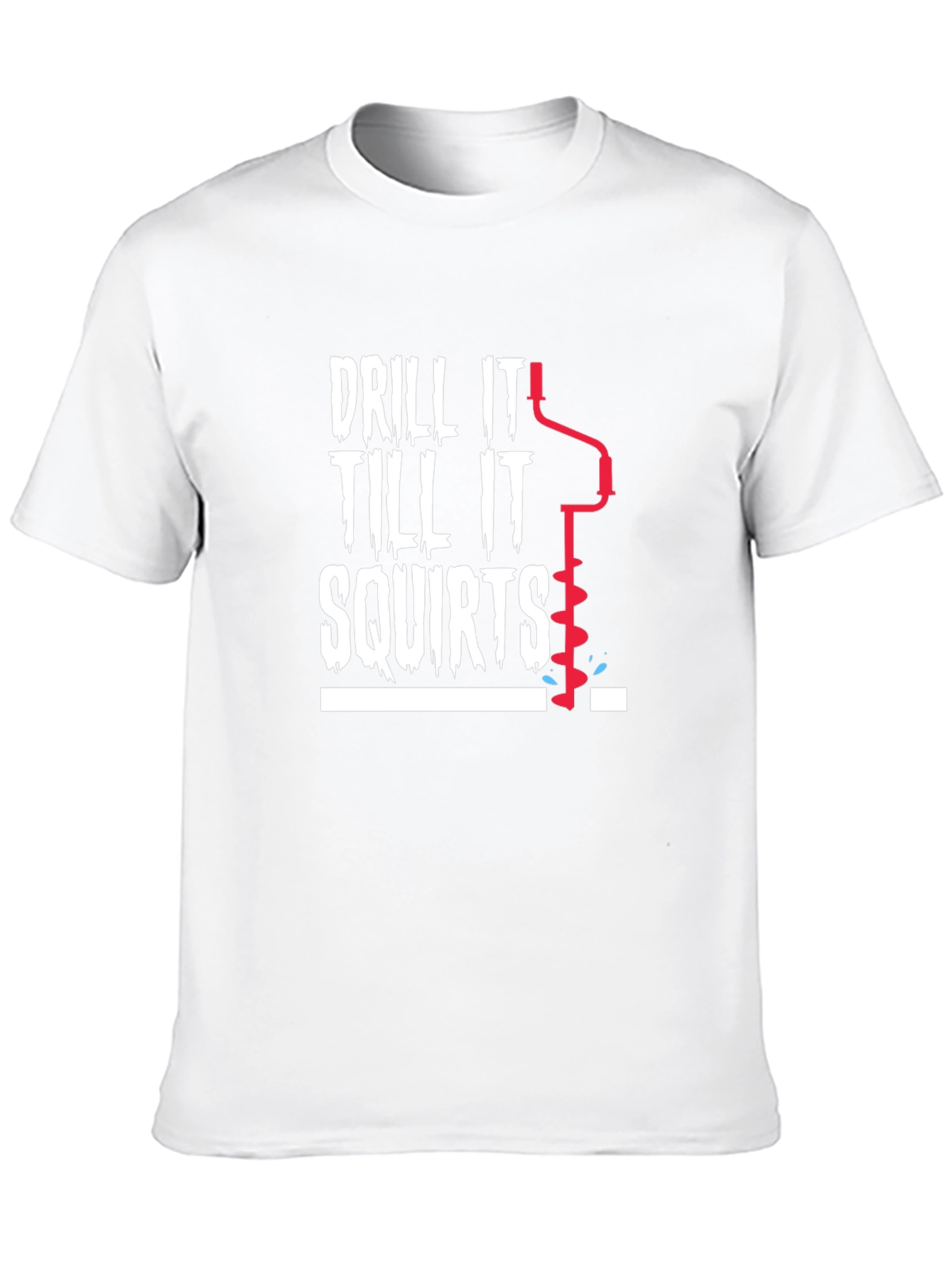 Black Drill It Till It Squirts Graphic T-Shirt view 10