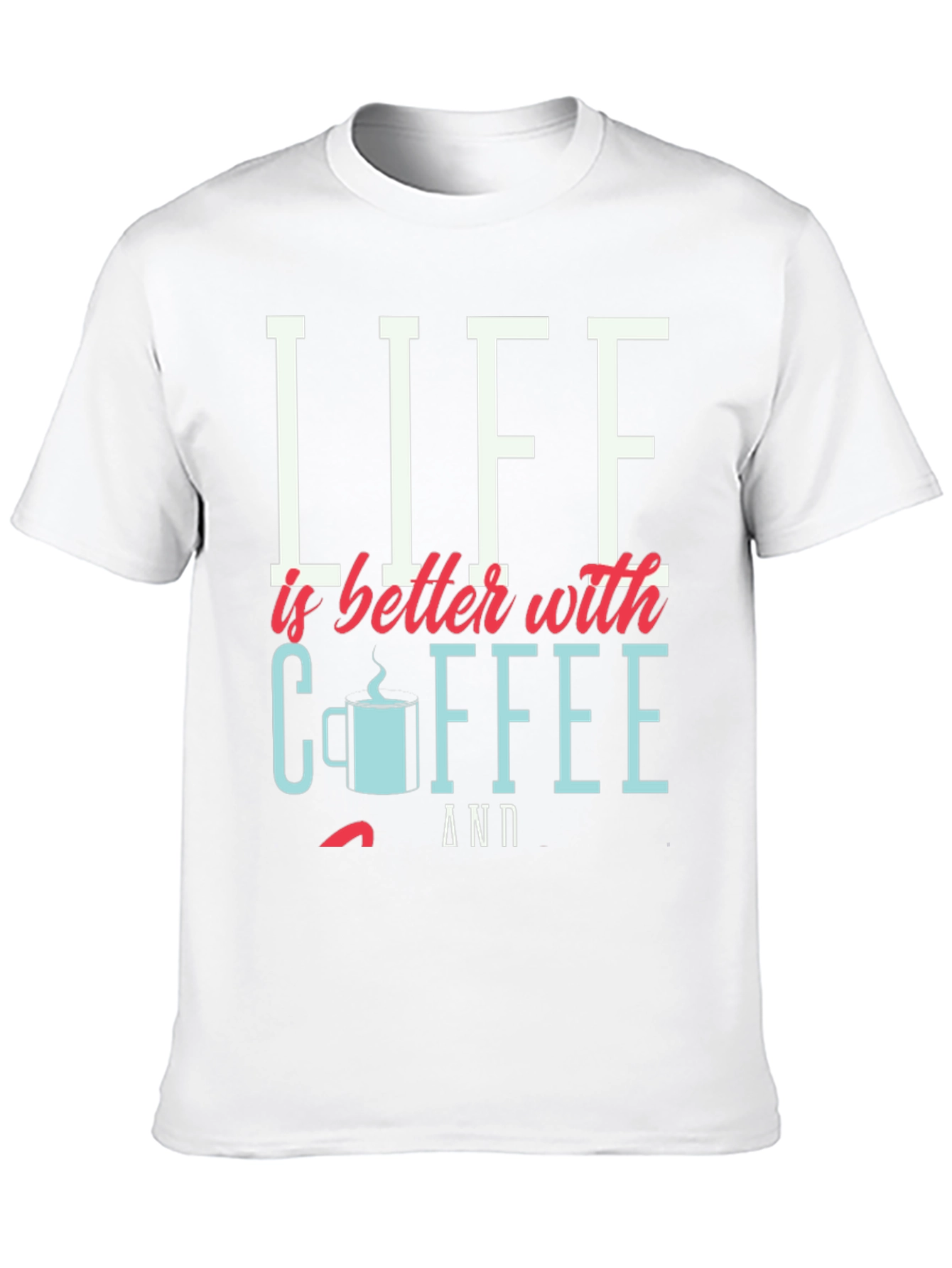 Black Life is Better with Coffee Graphic Tee view 10