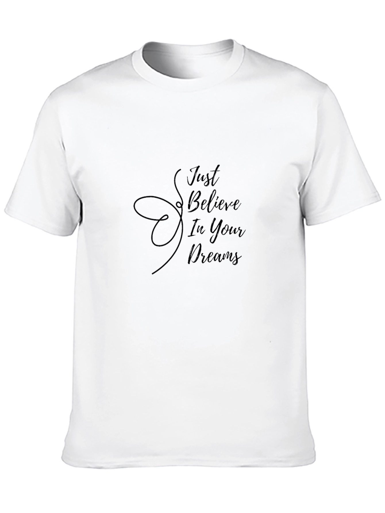 Black Believe in Your Dreams Graphic Tee - Black view 10