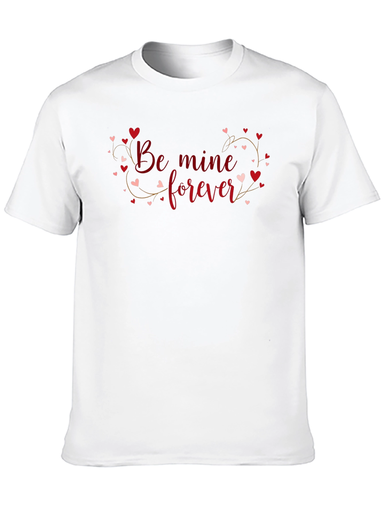 Black Be Mine Forever Graphic Tee - Valentine's Day Shirt view 10
