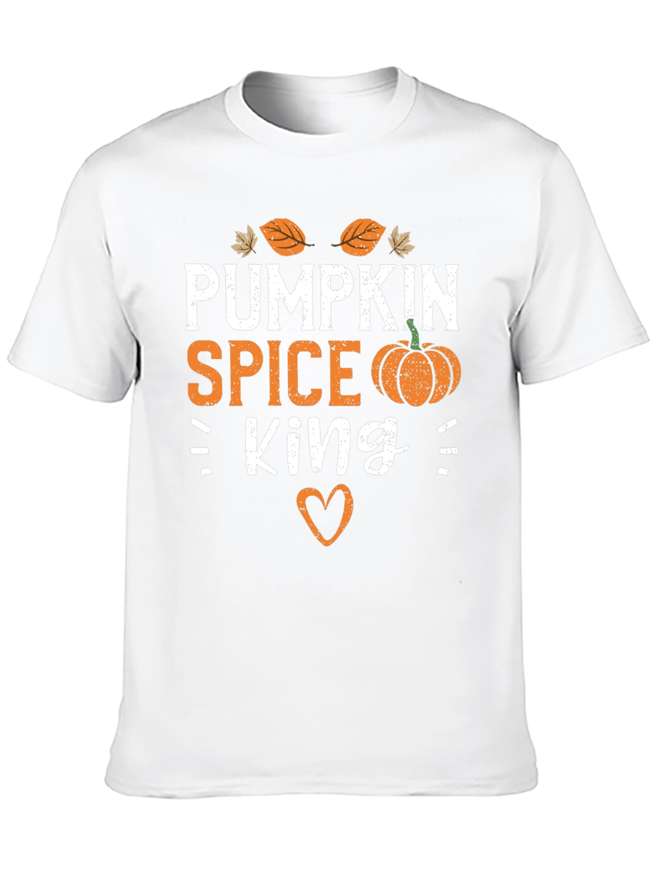 Black Pumpkin Spice King Graphic T-Shirt view 10