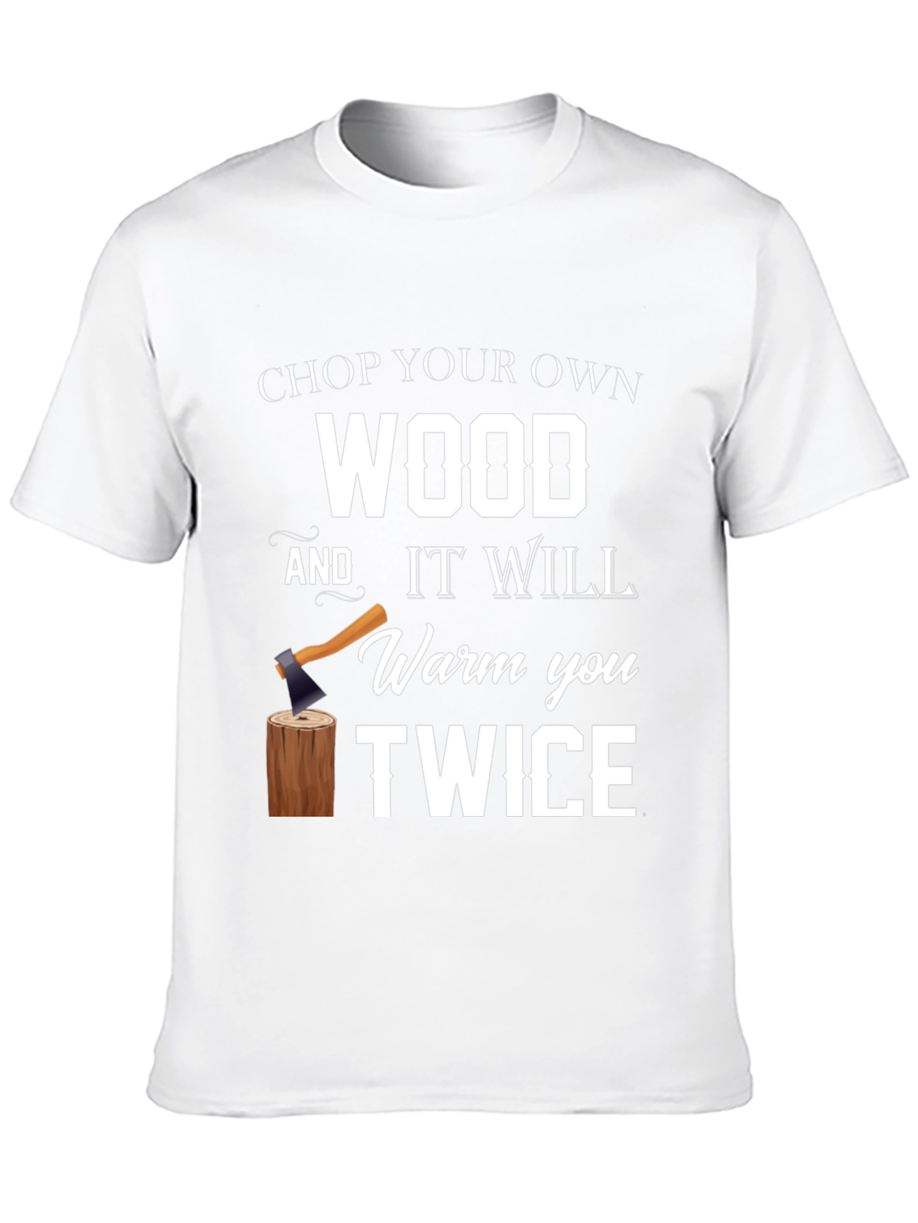 Black Chop Your Own Wood Graphic Tee view 10