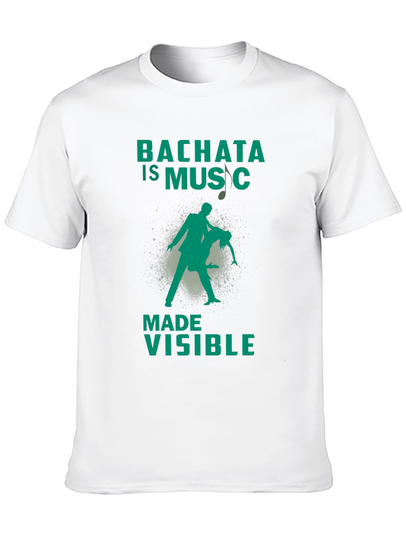 Black Bachata Is Music Made Visible Graphic T-Shirt view 10