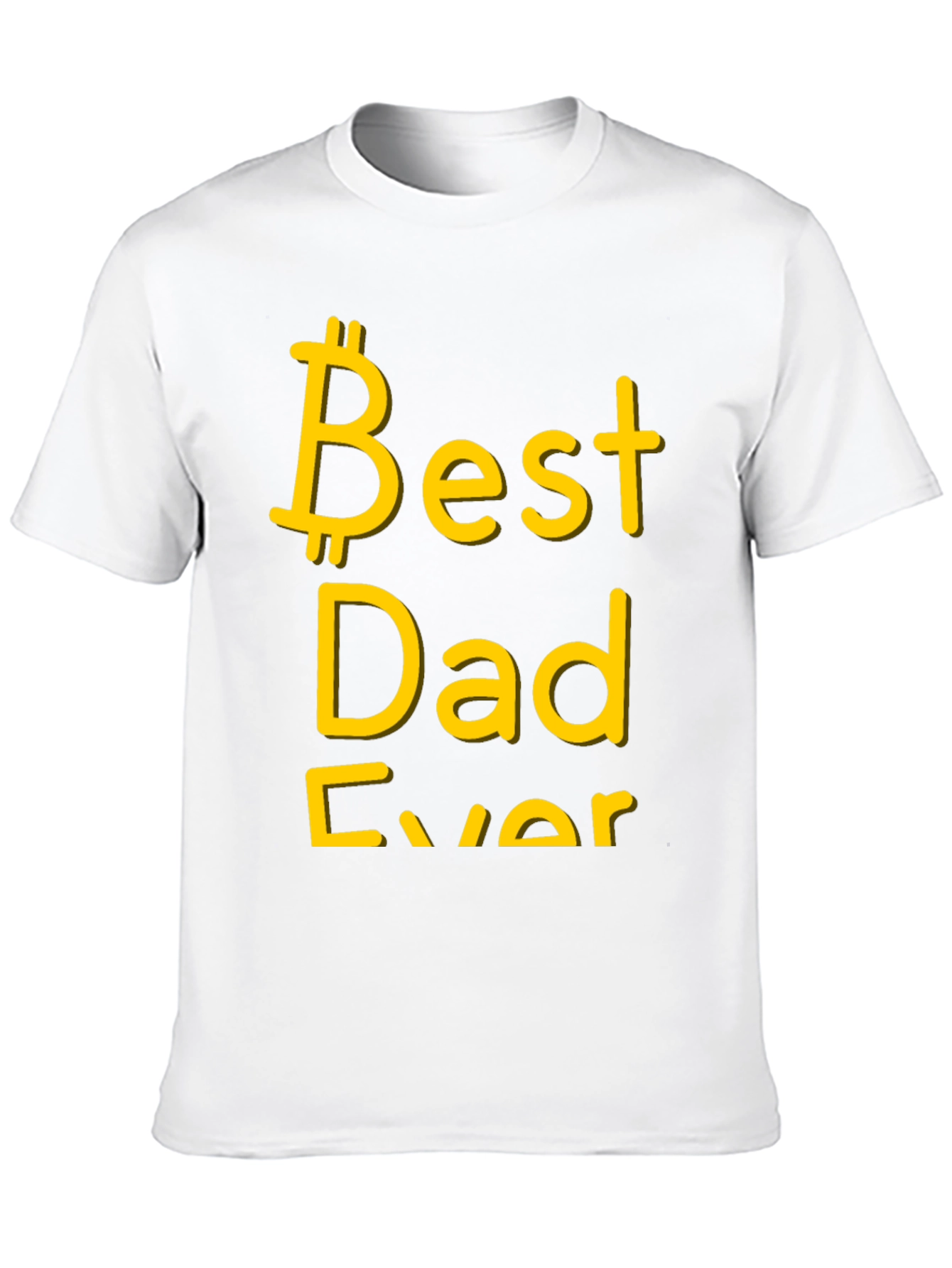 Black Best Dad Ever T-Shirt - Bitcoin Father's Day Gift view 10