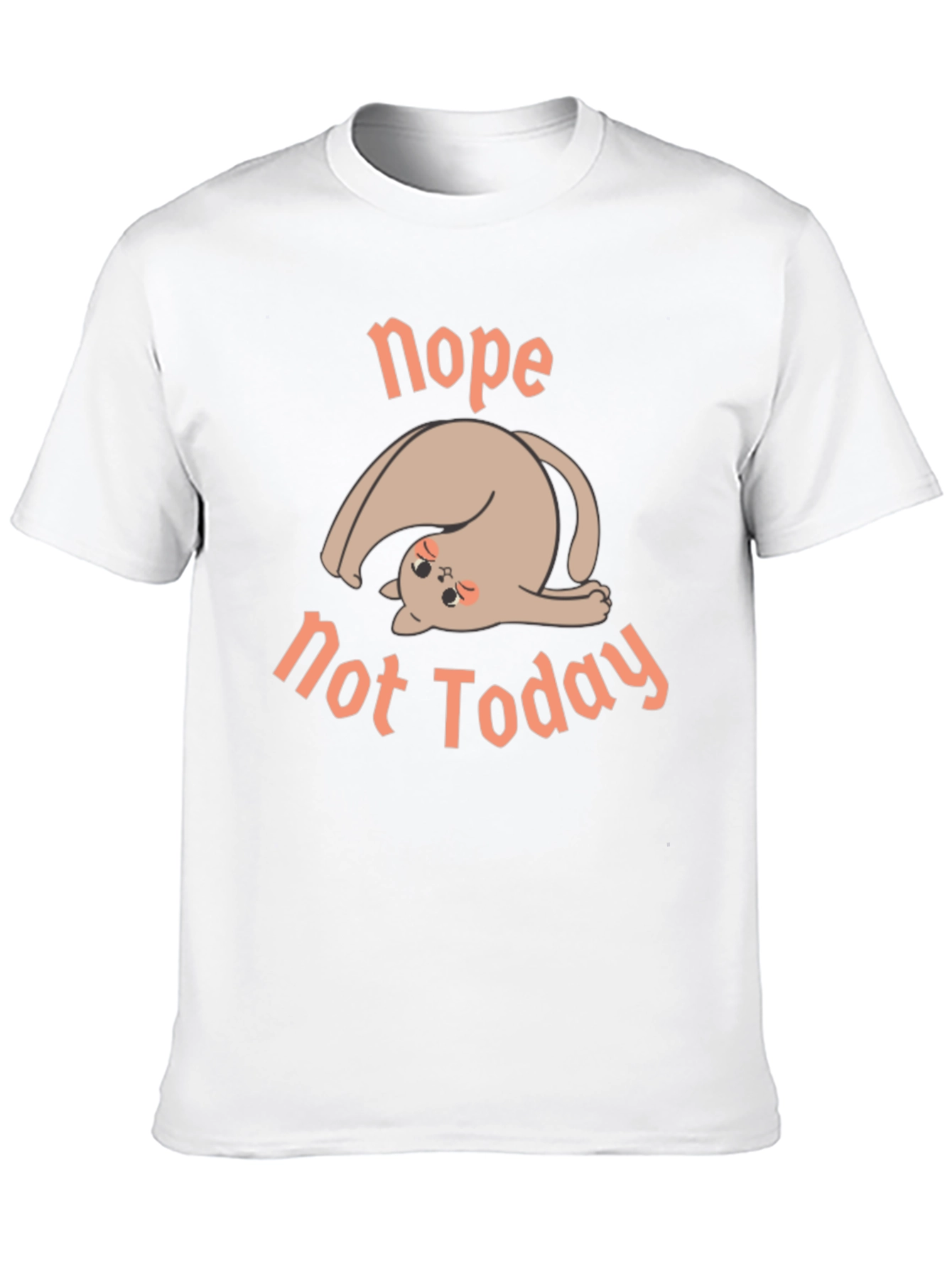 Black Nope Not Today Graphic Tee - Relaxed Fit view 10