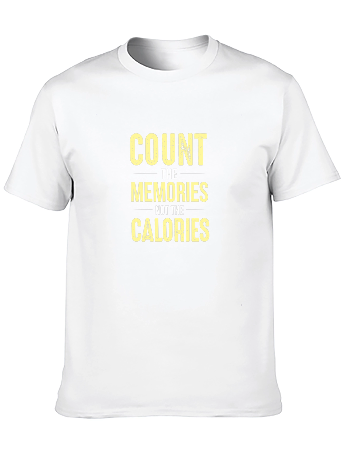Black Count Memories Not Calories Graphic Tee view 10