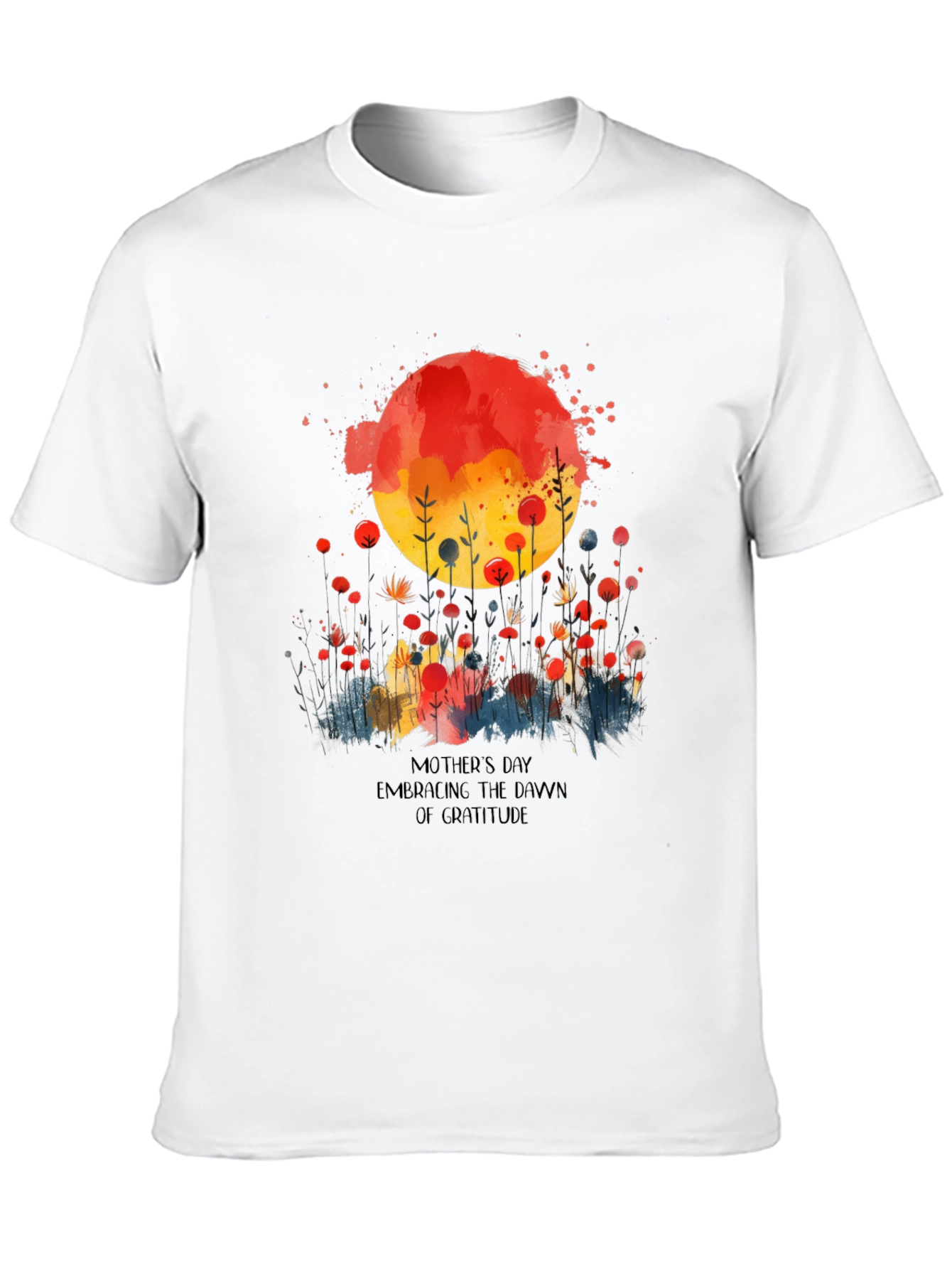 Black Mother's Day Gratitude Graphic Tee view 10