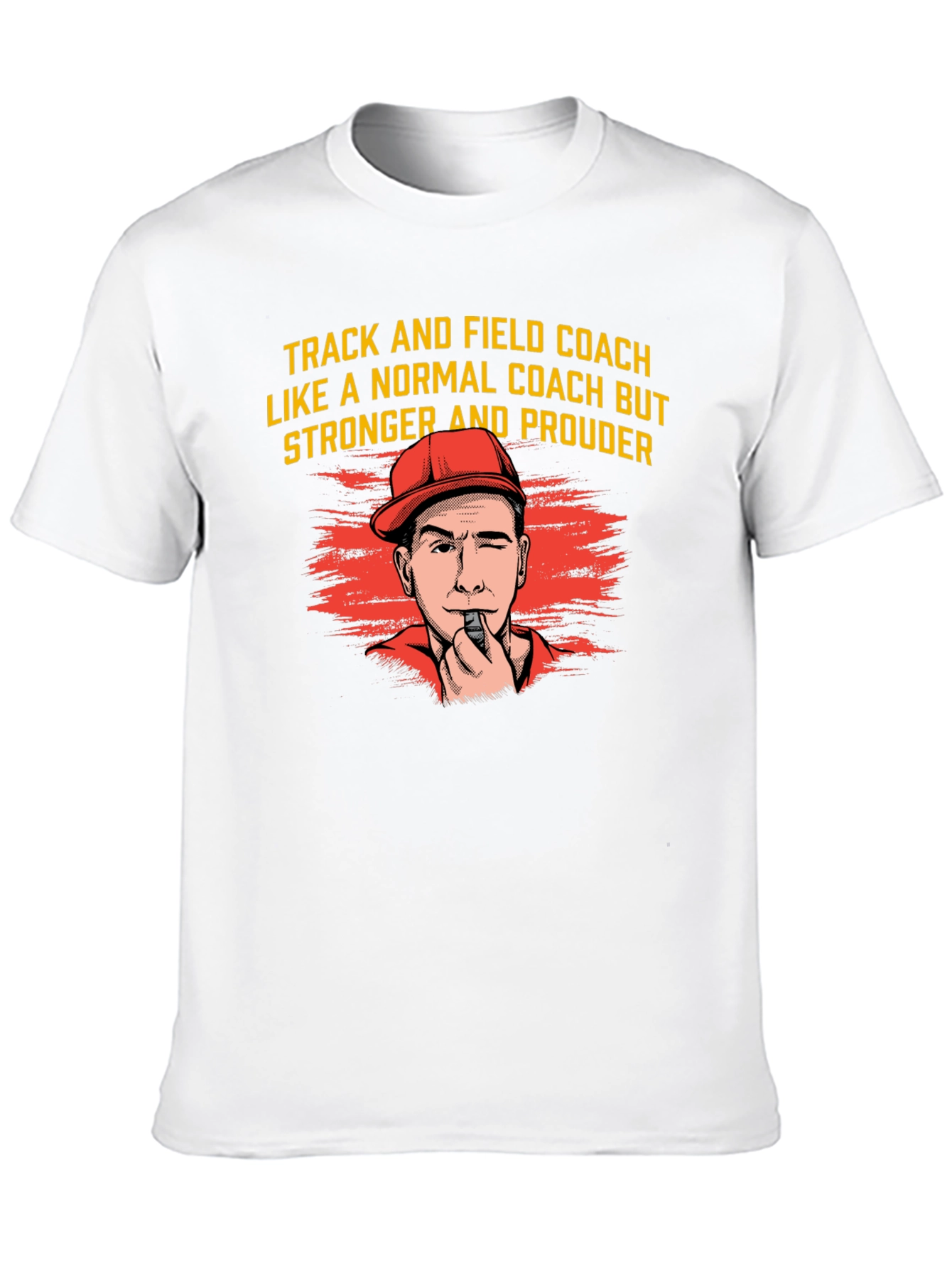 Black Track and Field Coach Graphic T-Shirt view 10