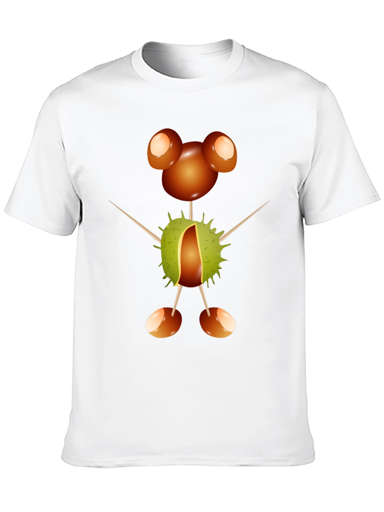 Black Chestnut Character Graphic Tee view 10