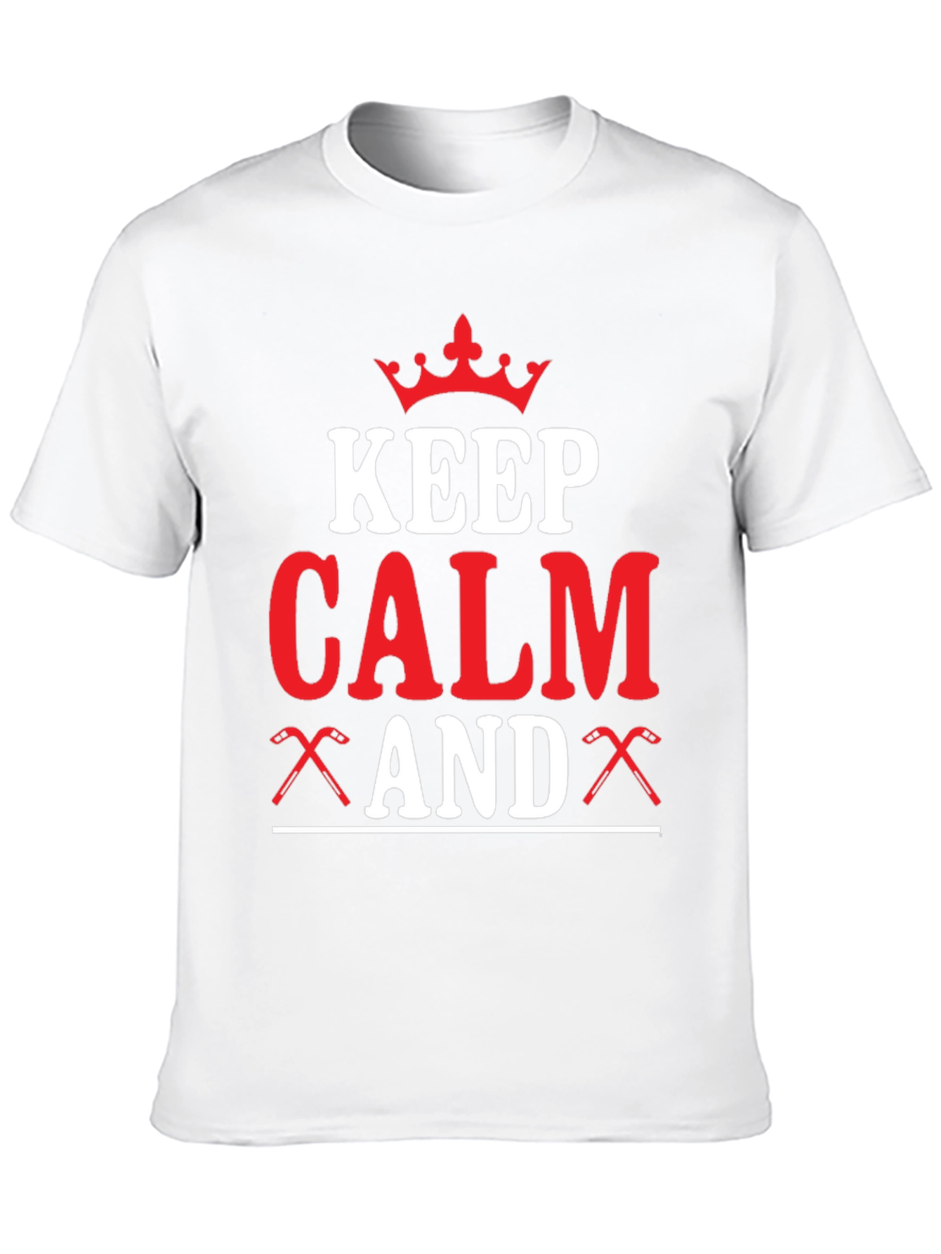 Keep Calm Hockey T-Shirt - 10