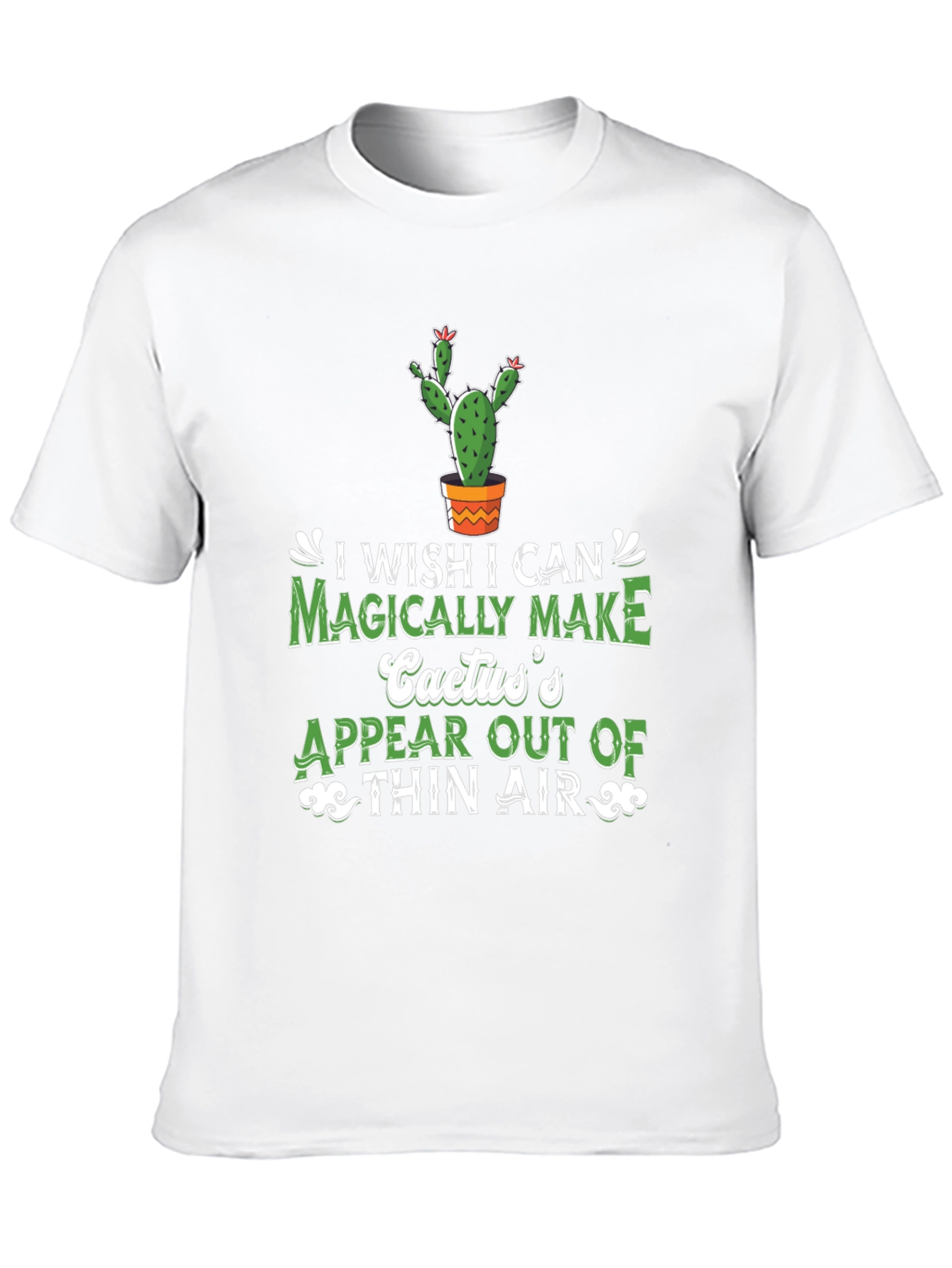 Black Magical Cactus T-Shirt: Funny Graphic Tee view 10