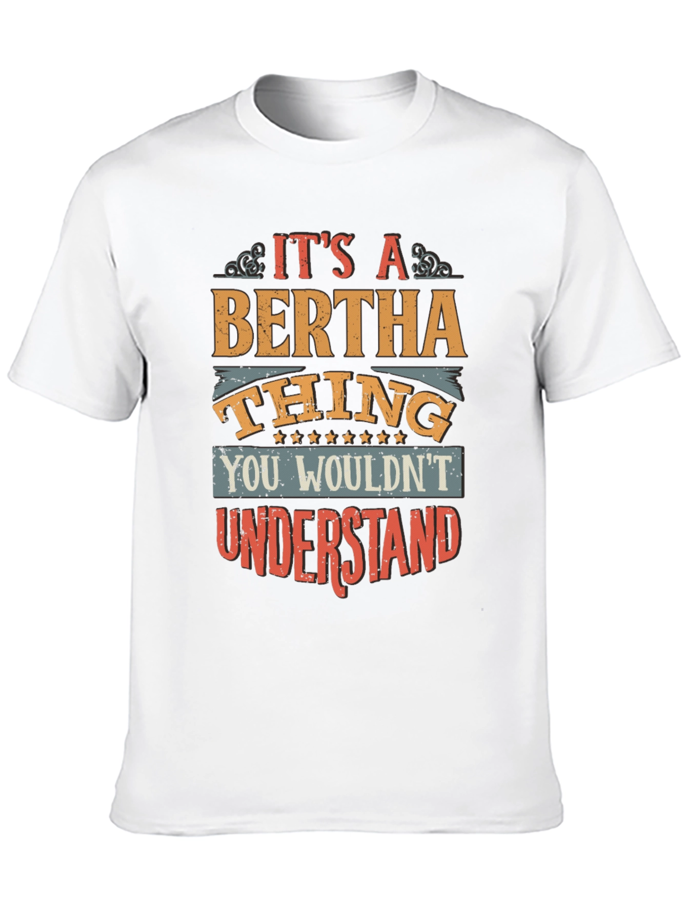 Black Bertha Thing T-Shirt - Unique Personalized Gift view 10