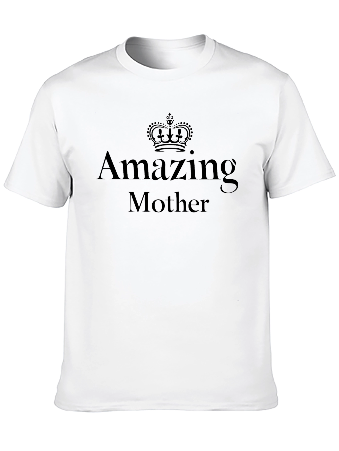 Black Amazing Mother T-Shirt - Black view 10