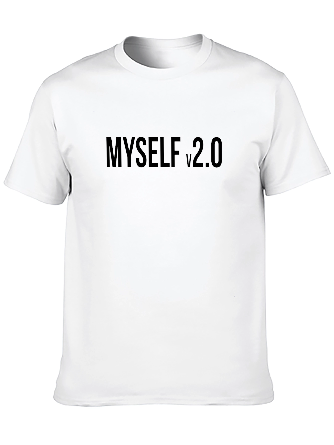 Black Myself V2.0 Black Graphic T-Shirt view 10