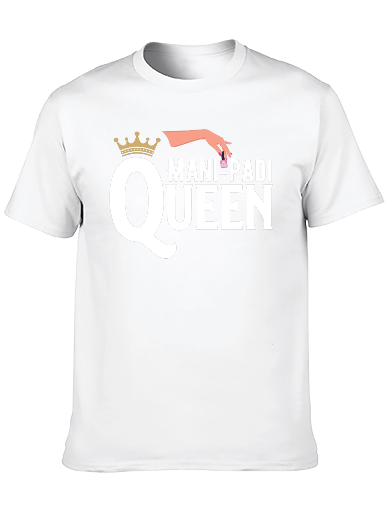 Black Mani-Padi Queen Graphic T-Shirt view 10