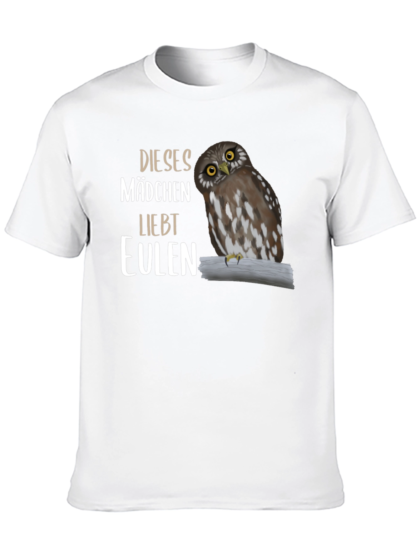 Black Owl Lover T-Shirt - Dieses Madchen Liebt Eulen view 10