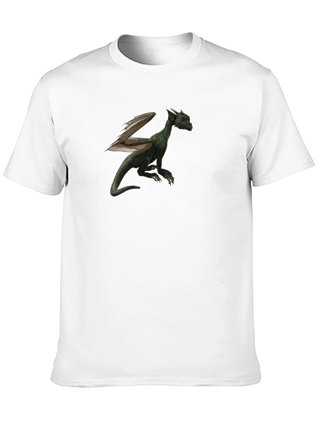 Black Dragon Graphic T-Shirt - Black Cotton Tee view 10