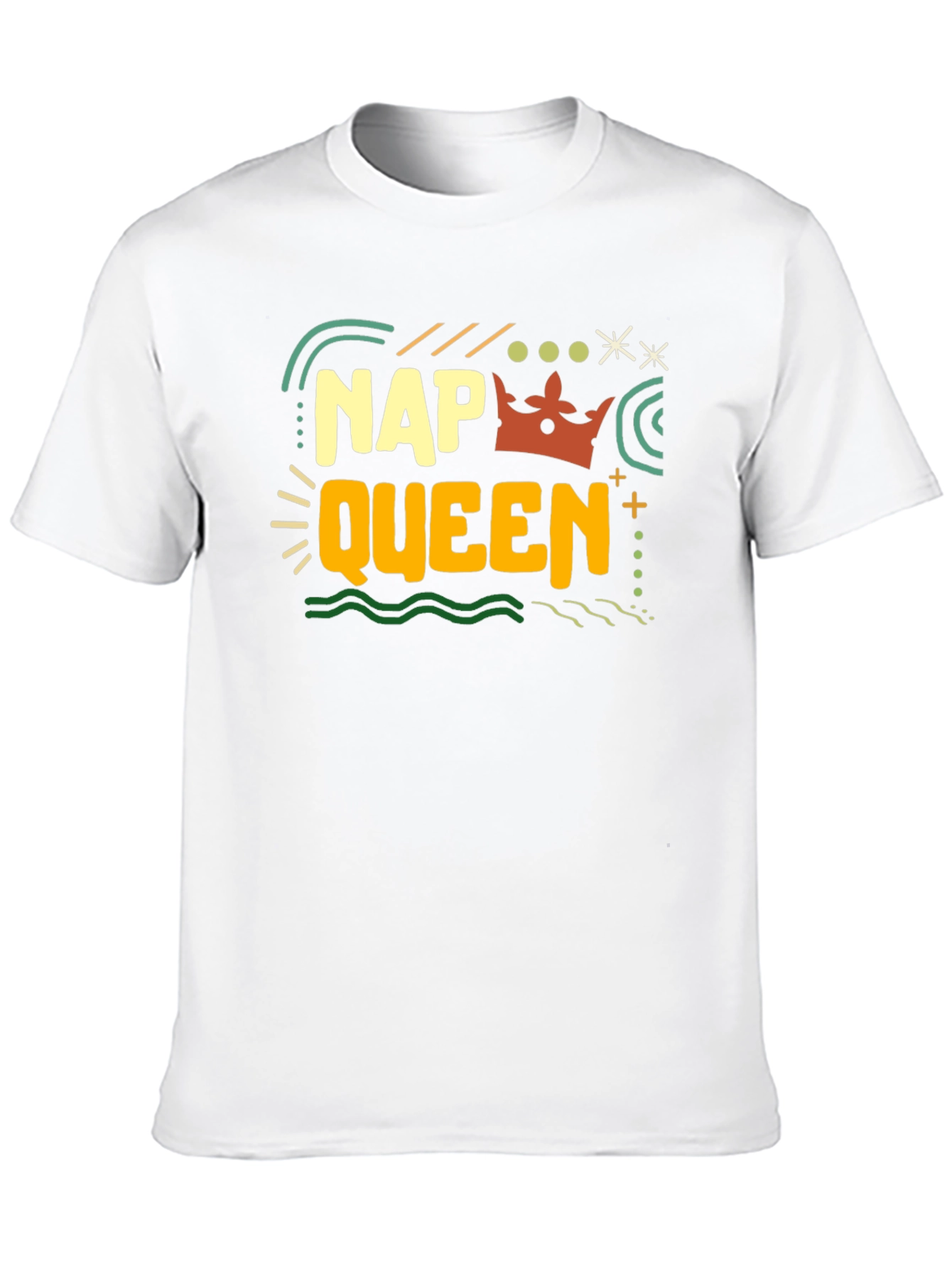 Black Nap Queen Graphic T-Shirt - Unisex view 10