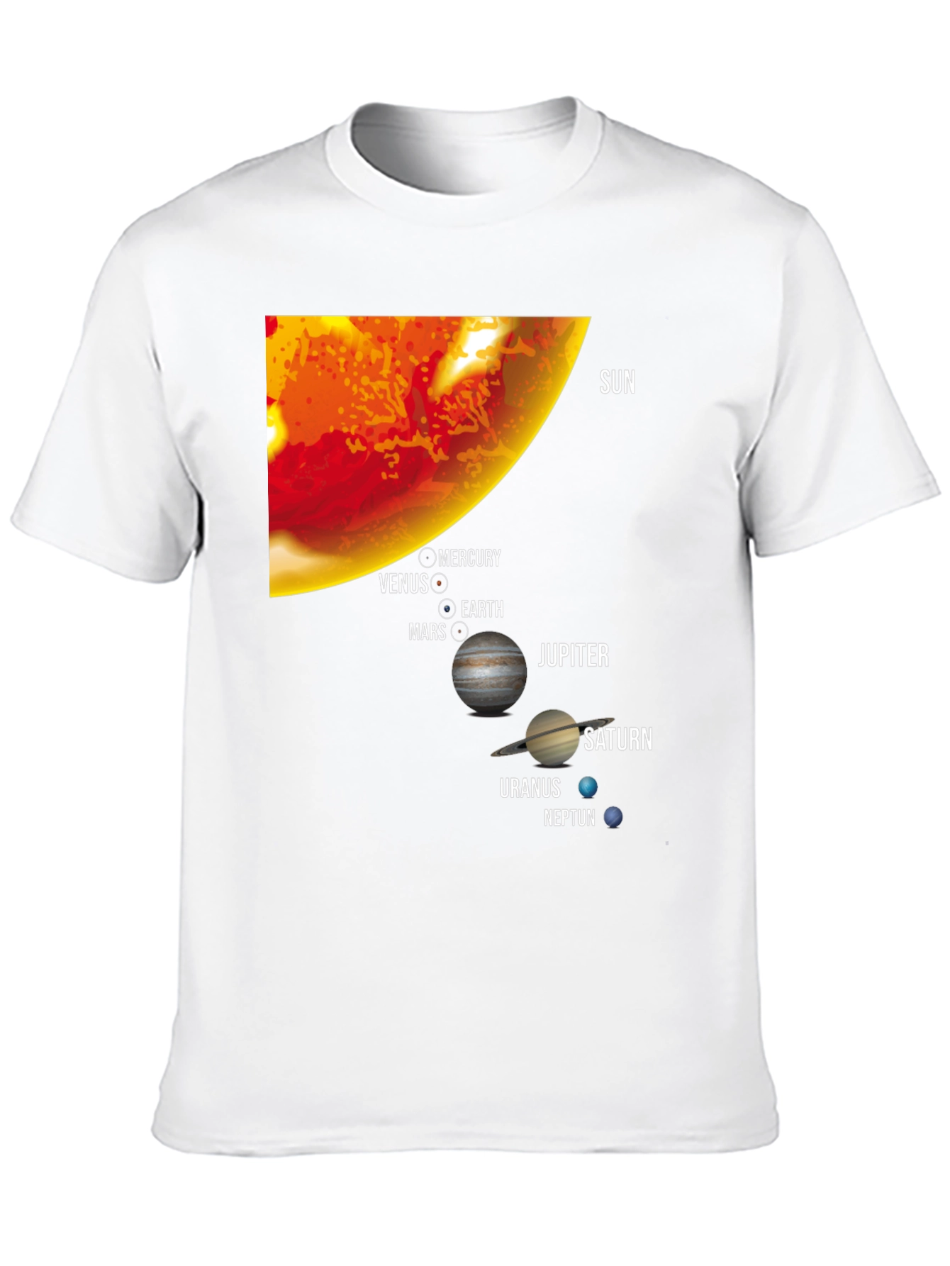 Solar System Planets Graphic T-Shirt - 10