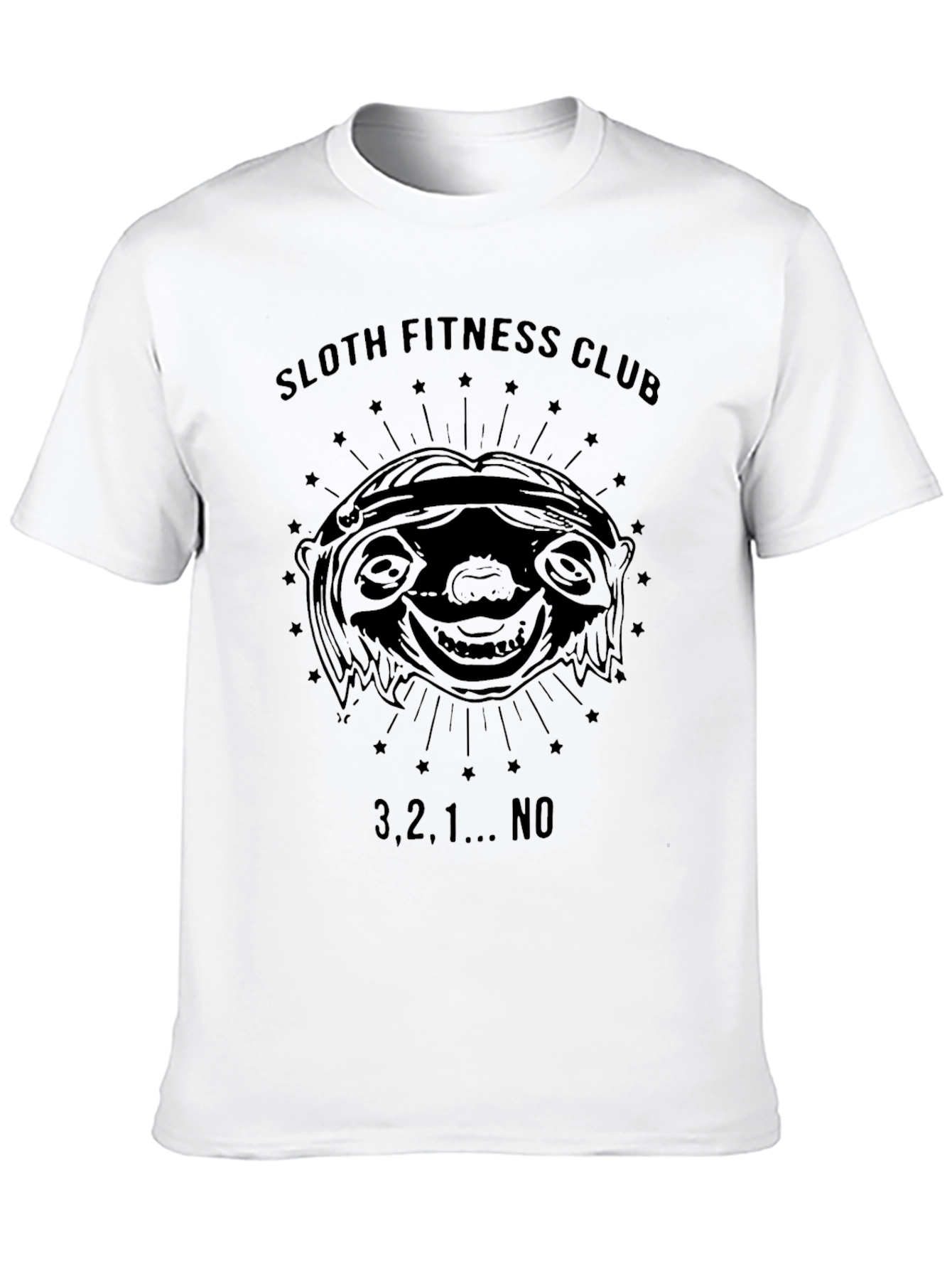 Black Sloth Fitness Club Graphic T-Shirt view 10