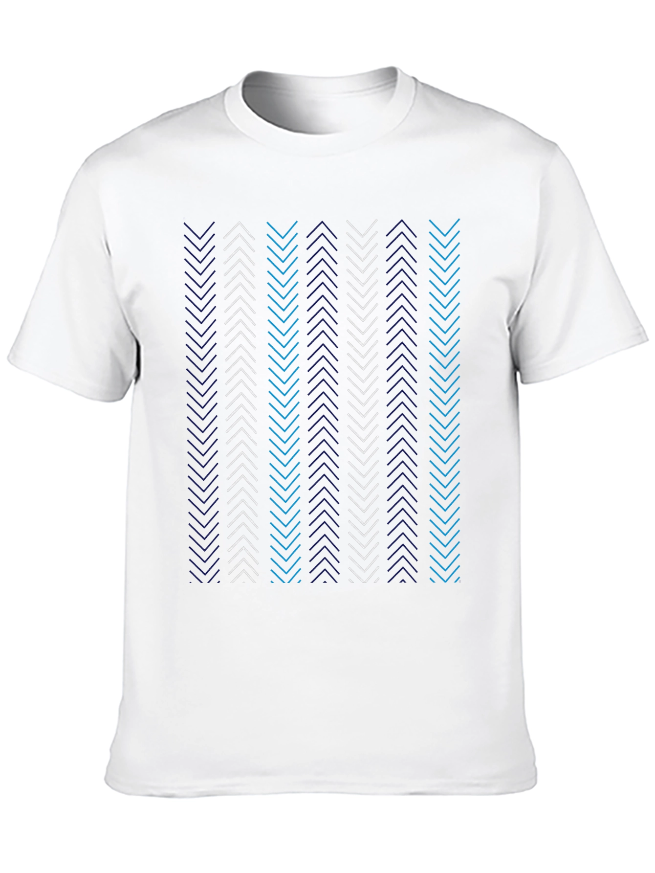 Black Arrow Stripe T-Shirt - Stylish Patterned Tee view 10