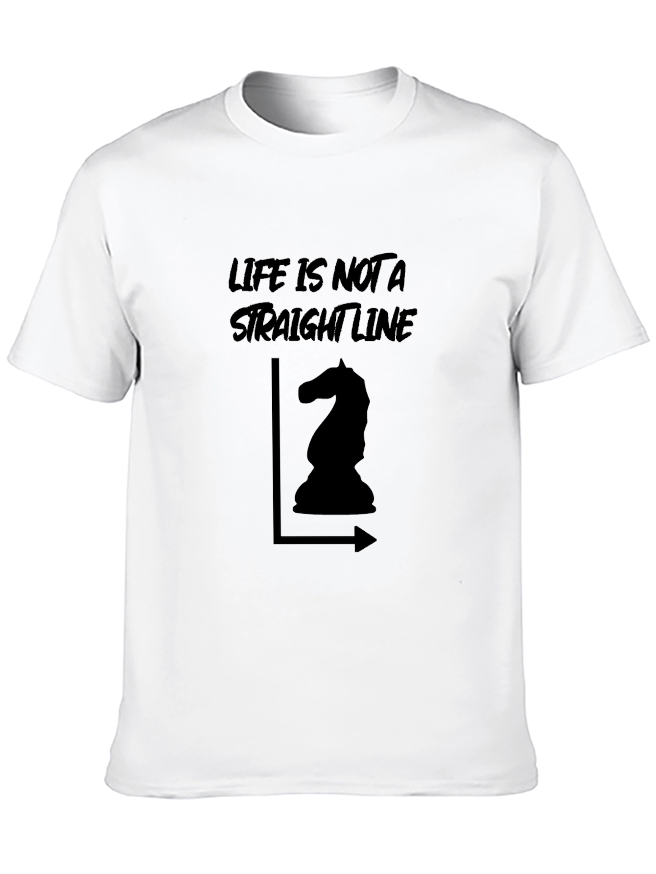 Black Life is not a Straight Line T-Shirt view 10