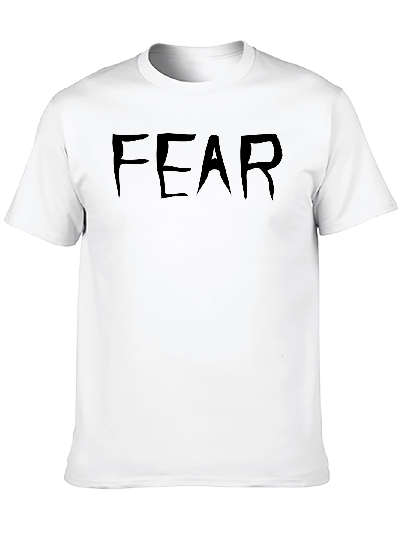 Black FEAR Graphic Tee - Mens Black T-Shirt view 10