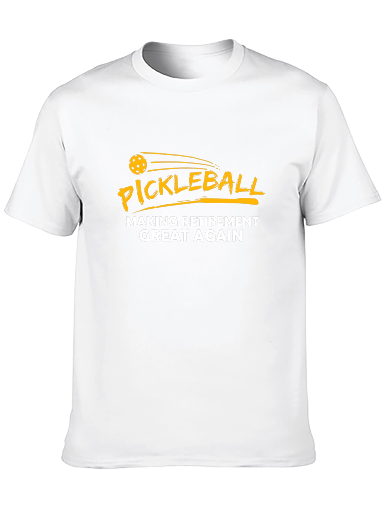 Black Pickleball Retirement T-Shirt - Great Again view 10