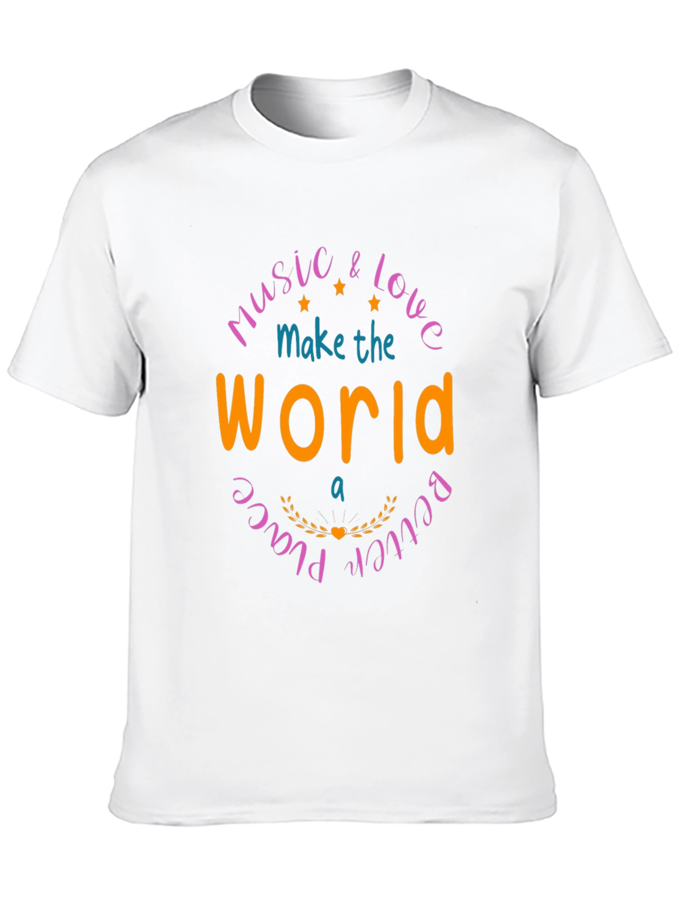 Black Music & Love Makes The World Better Black T-Shirt view 10