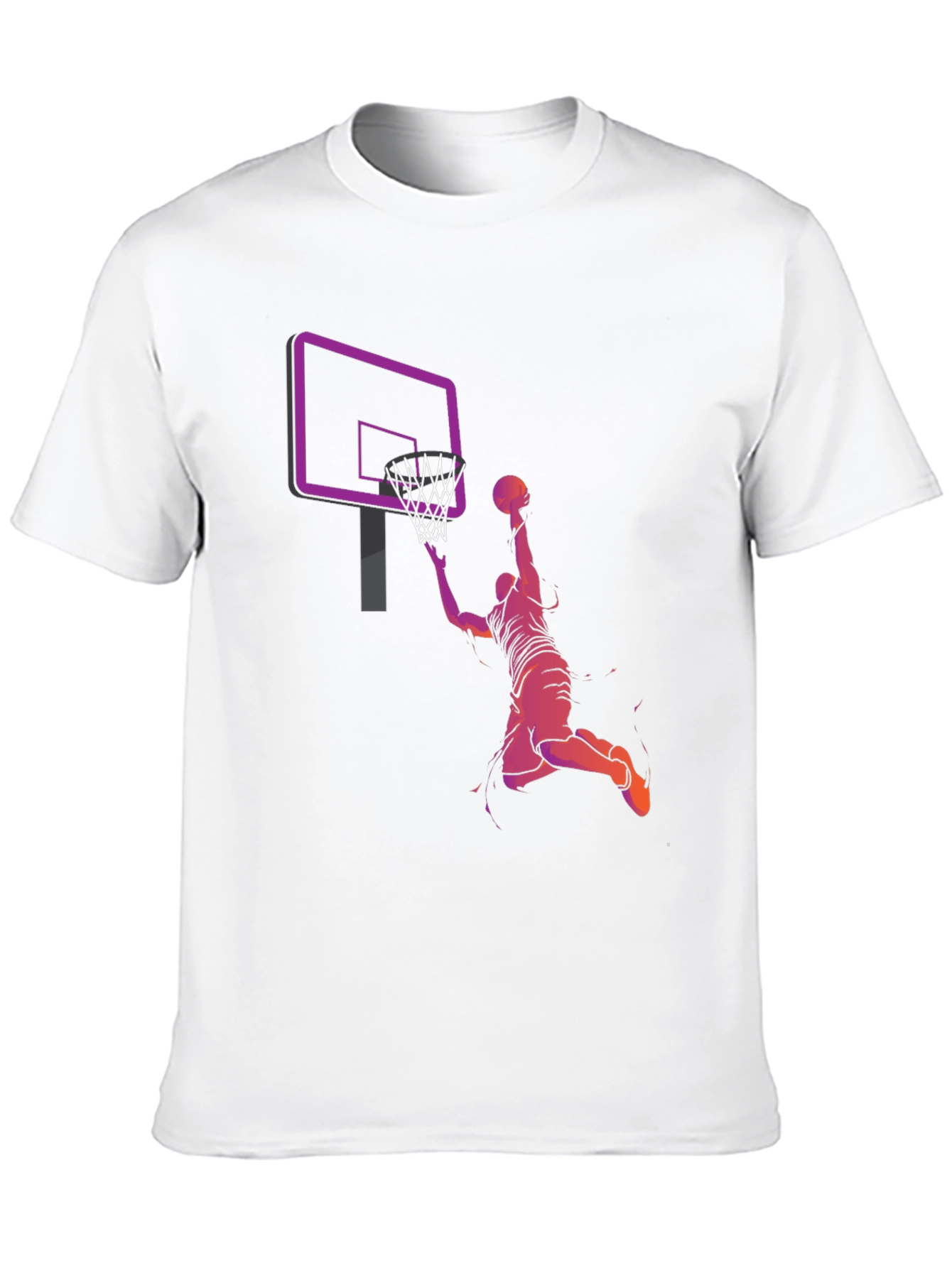 Black Basketball Dunk Graphic T-Shirt view 10