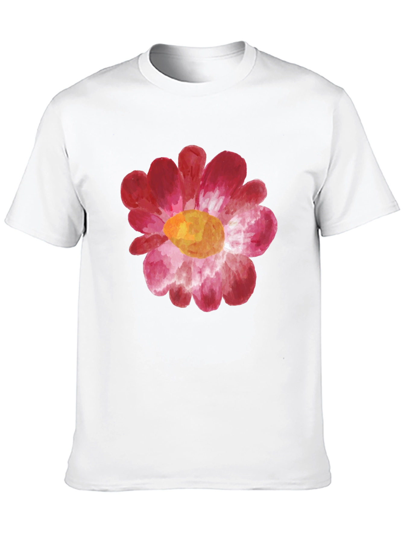 Black Floral Watercolor Graphic Tee - Black view 10