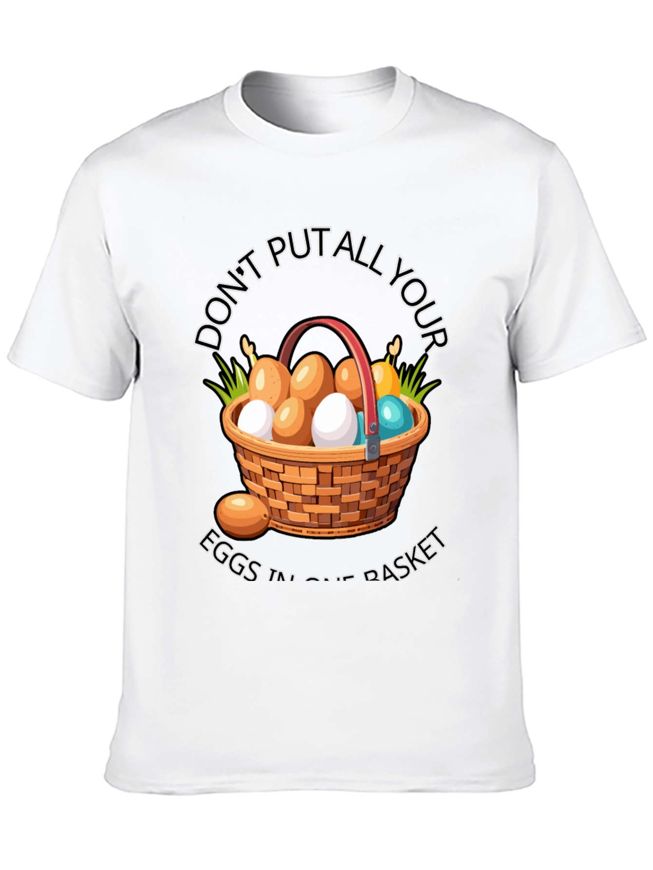 Black Don't Put All Your Eggs T-Shirt view 10