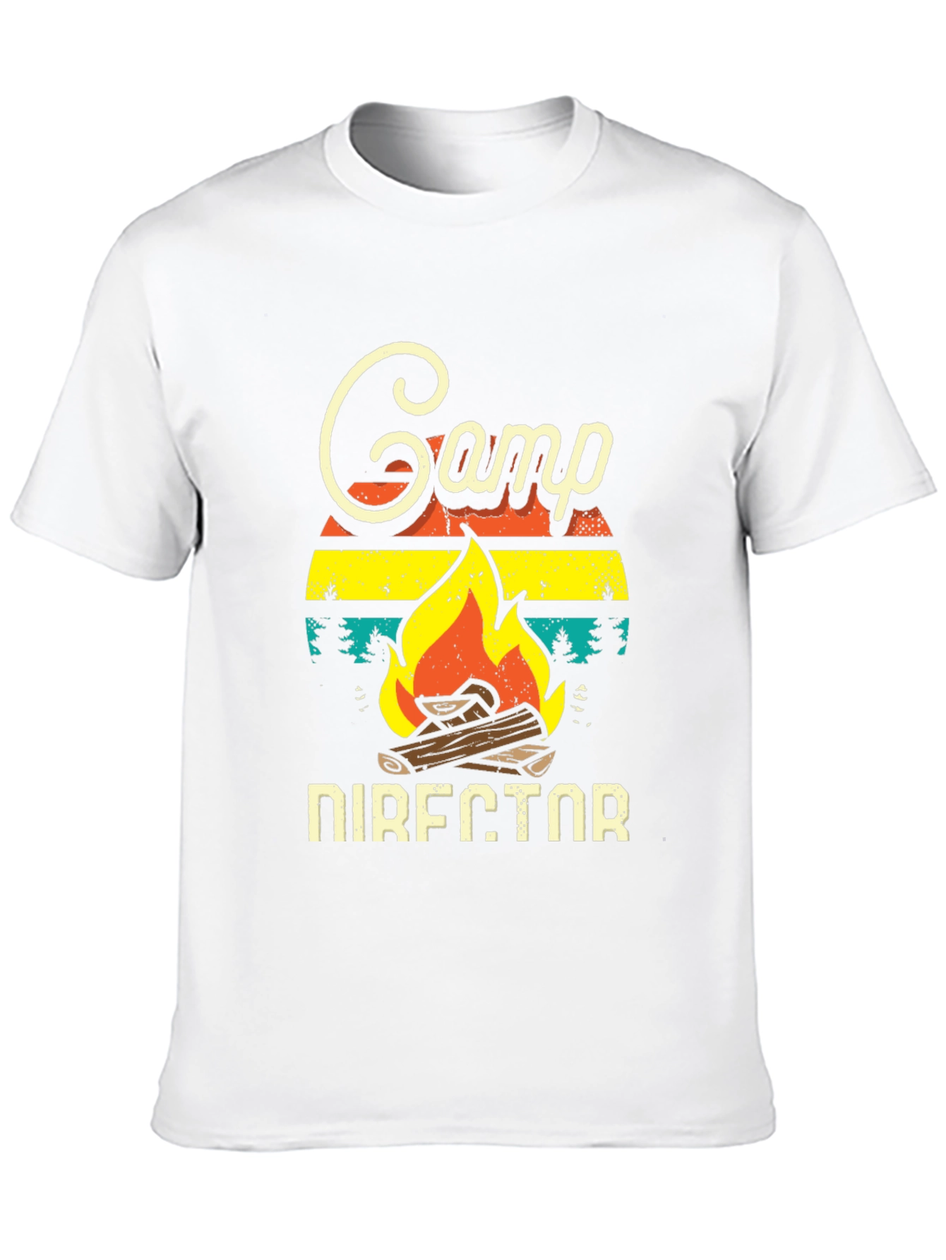 Black Camp Director T-Shirt - Camping Lover Tee view 10