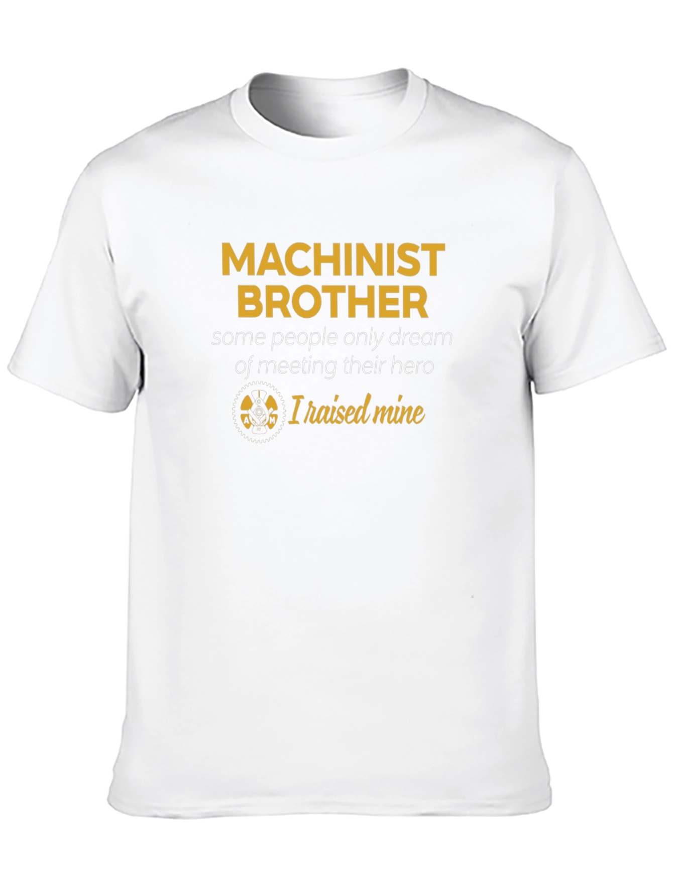 Black Machinist Brother T-Shirt - Raised Mine view 10