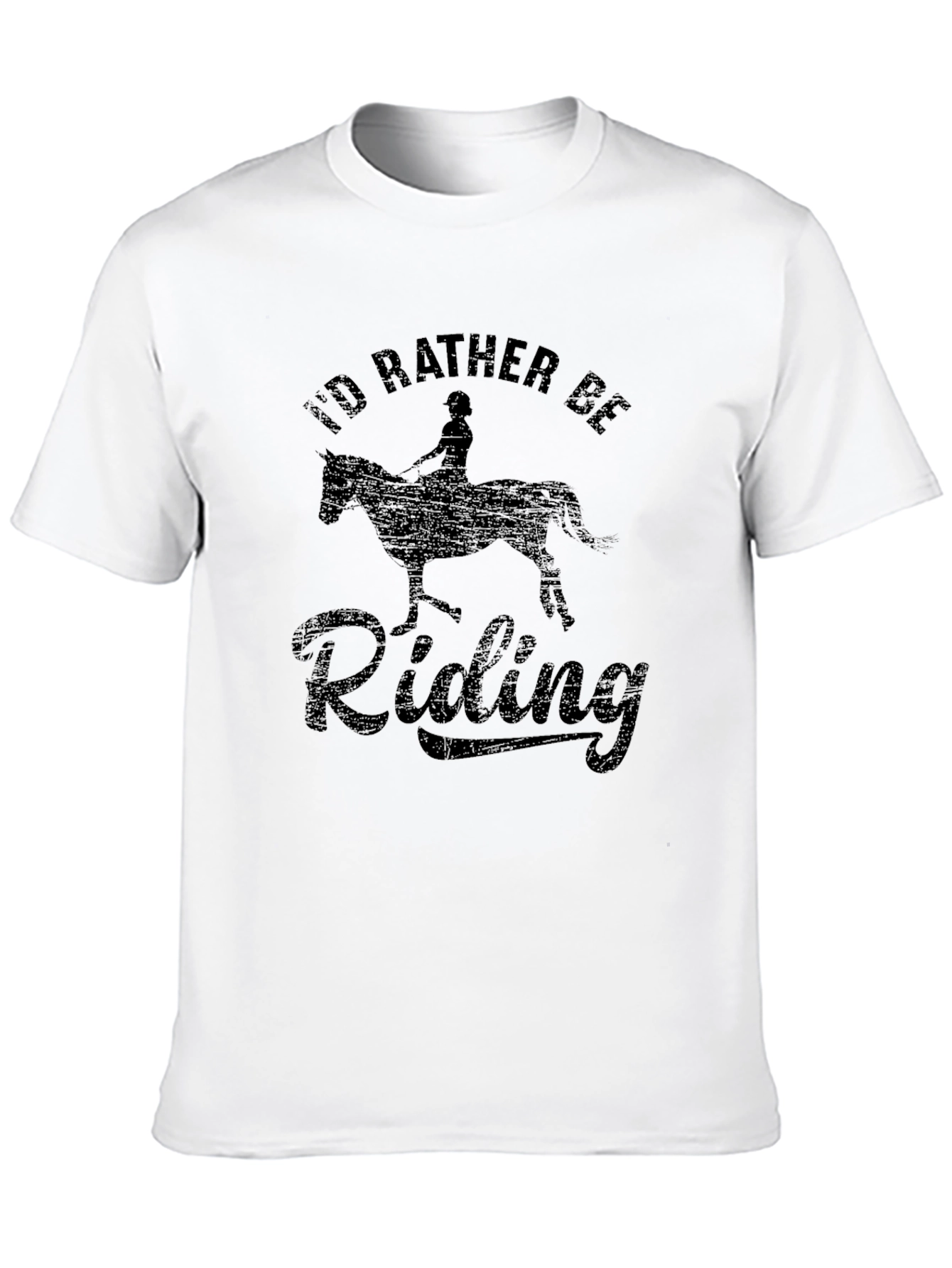 I'd Rather Be Riding T-Shirt Horseback Riding - 10