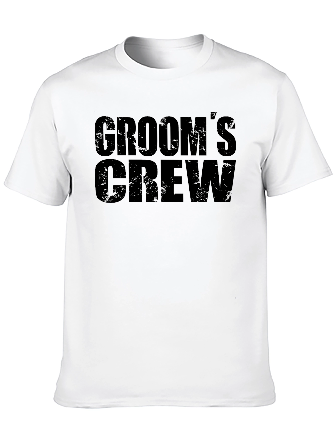 Groom's Crew Black T-Shirt - 10