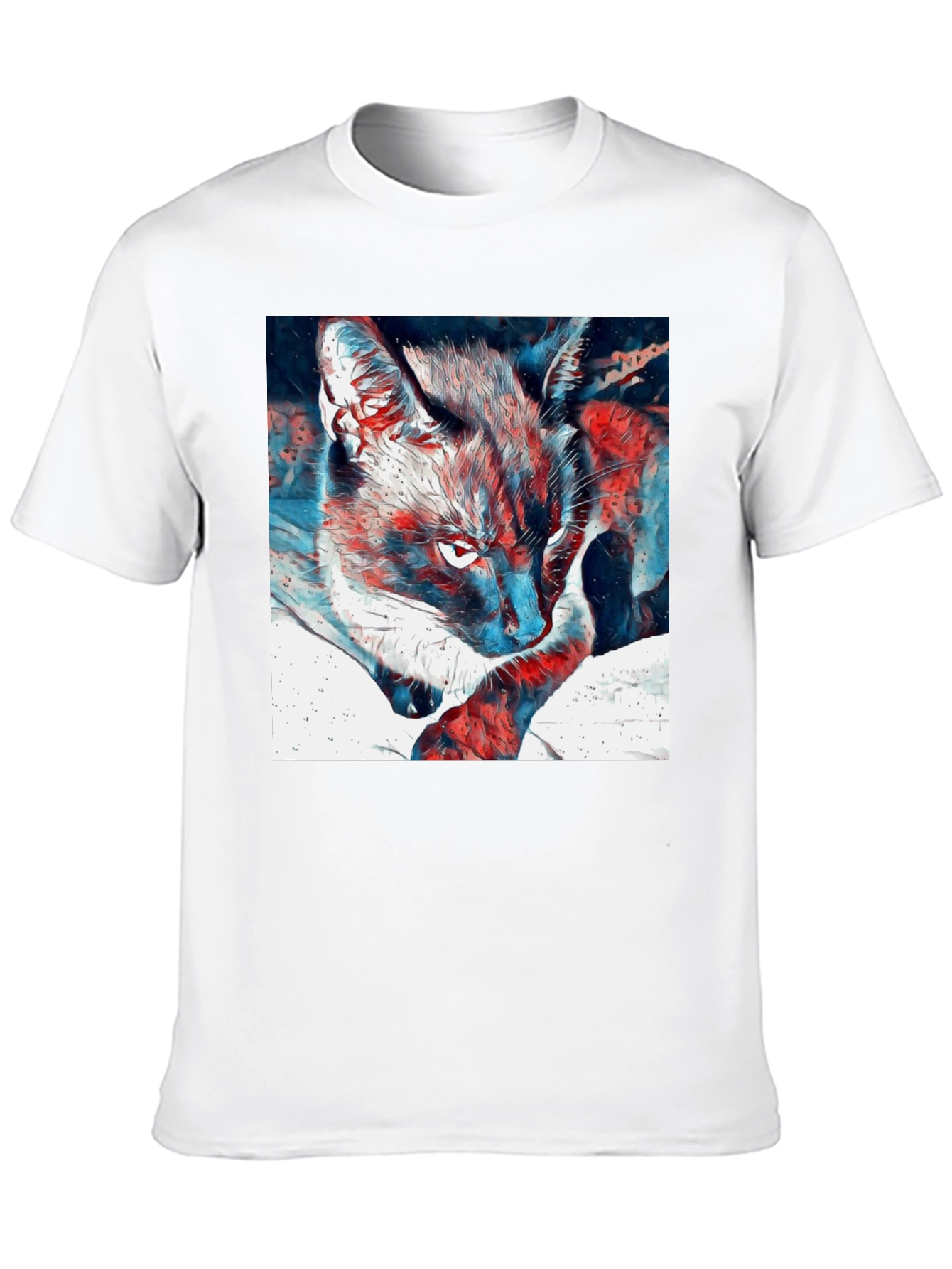 Black Cat Graphic T-Shirt - Cool Animal Tee view 10