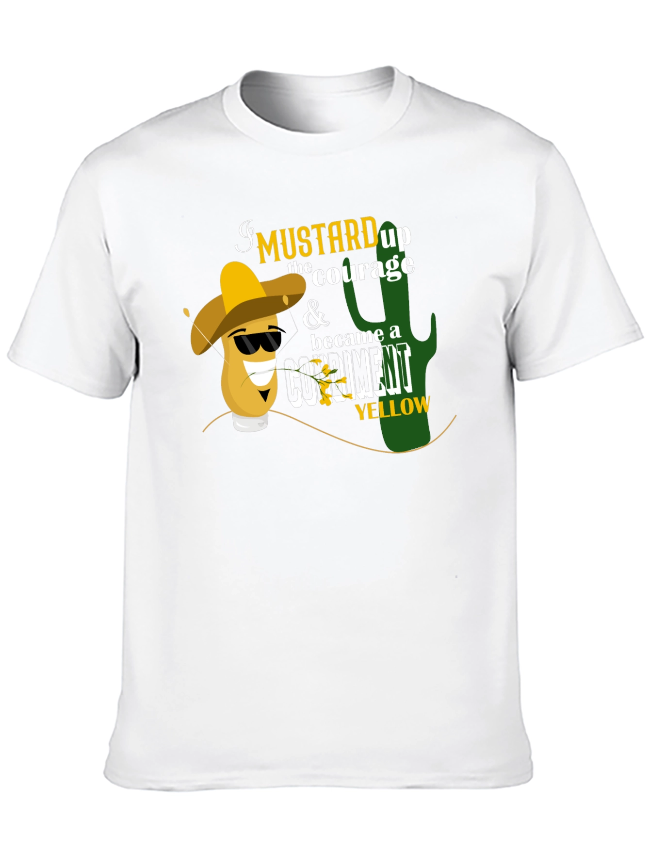 Black Mustard Courage Black T-Shirt view 10