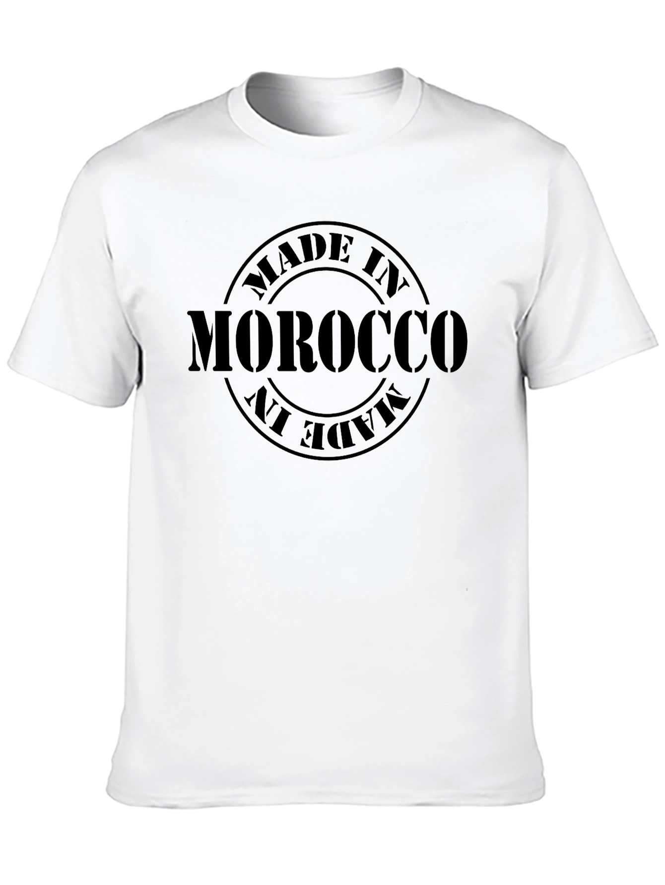 Black Made in Morocco Black T-Shirt view 10