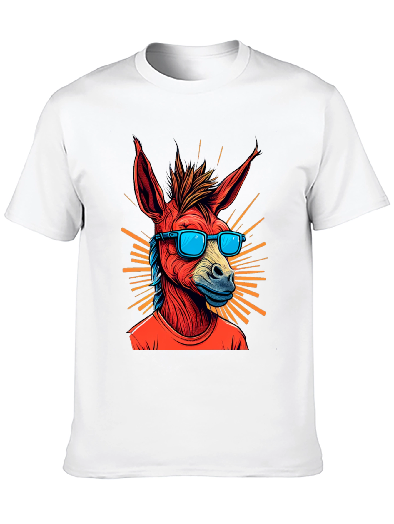 Black Cool Donkey Tee: Stylish & Unique Graphic T-Shirt view 10