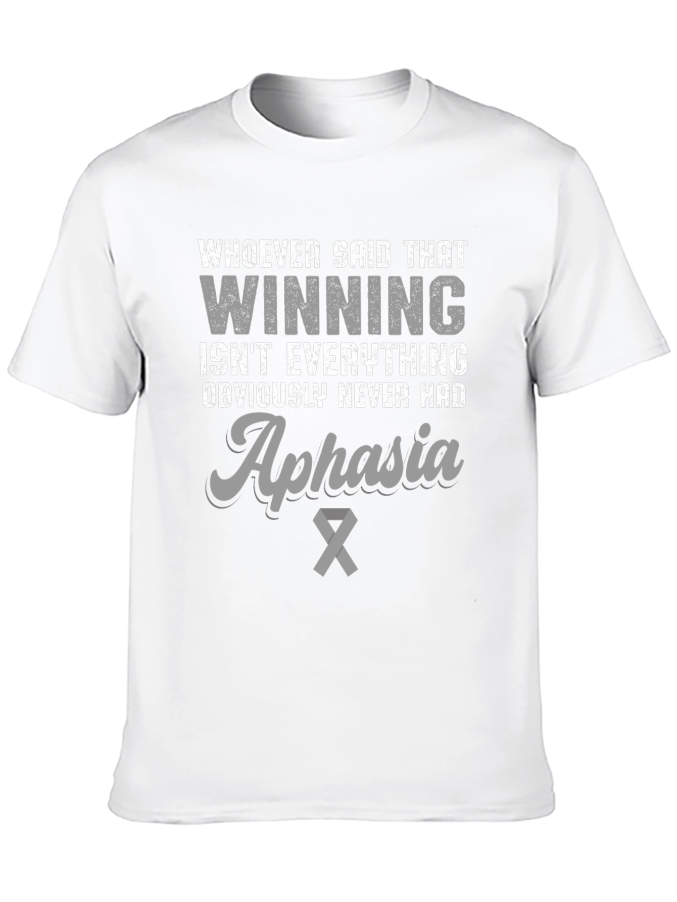 Black Aphasia Awareness Graphic T-Shirt view 10
