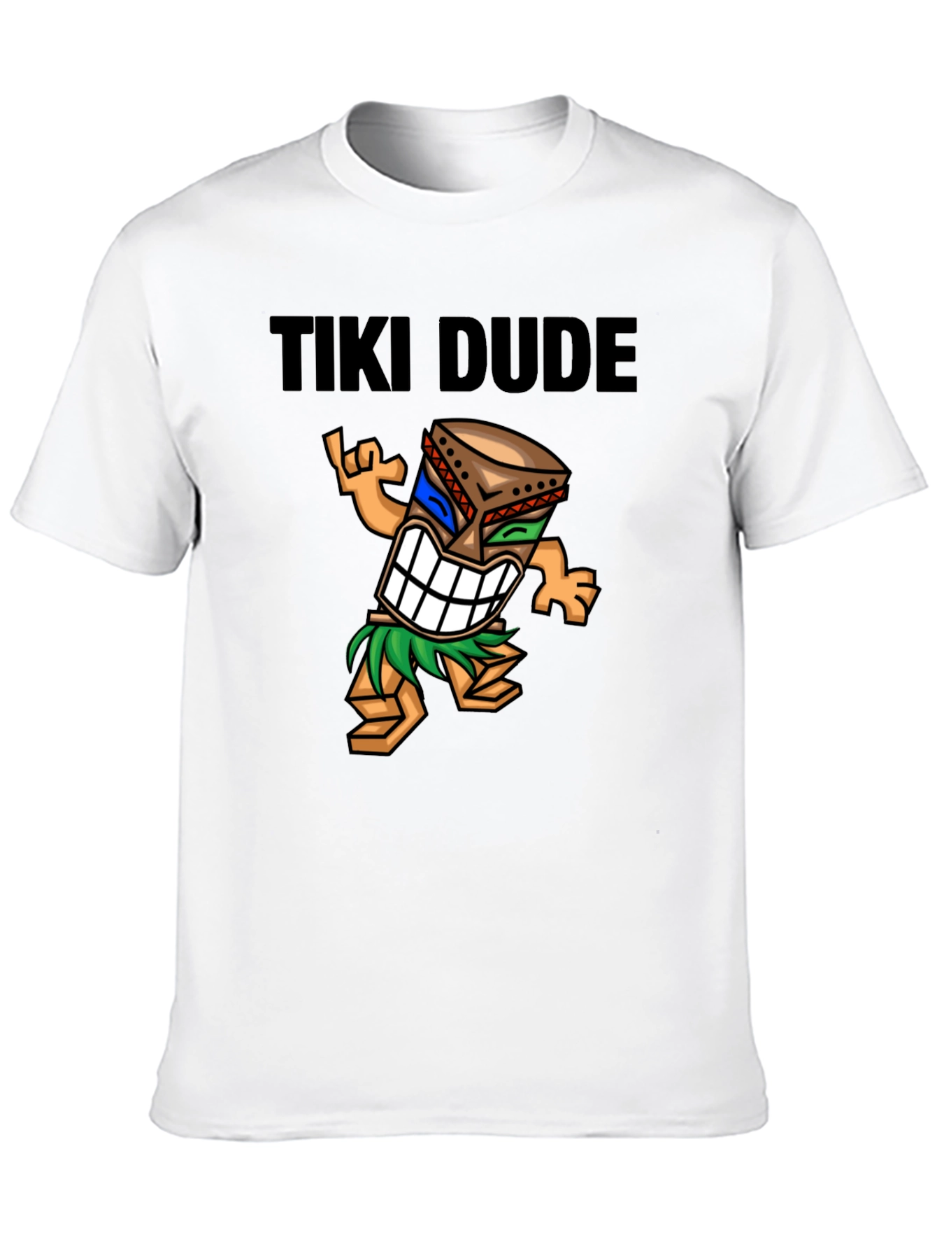 Black Tiki Dude Black T-Shirt view 10