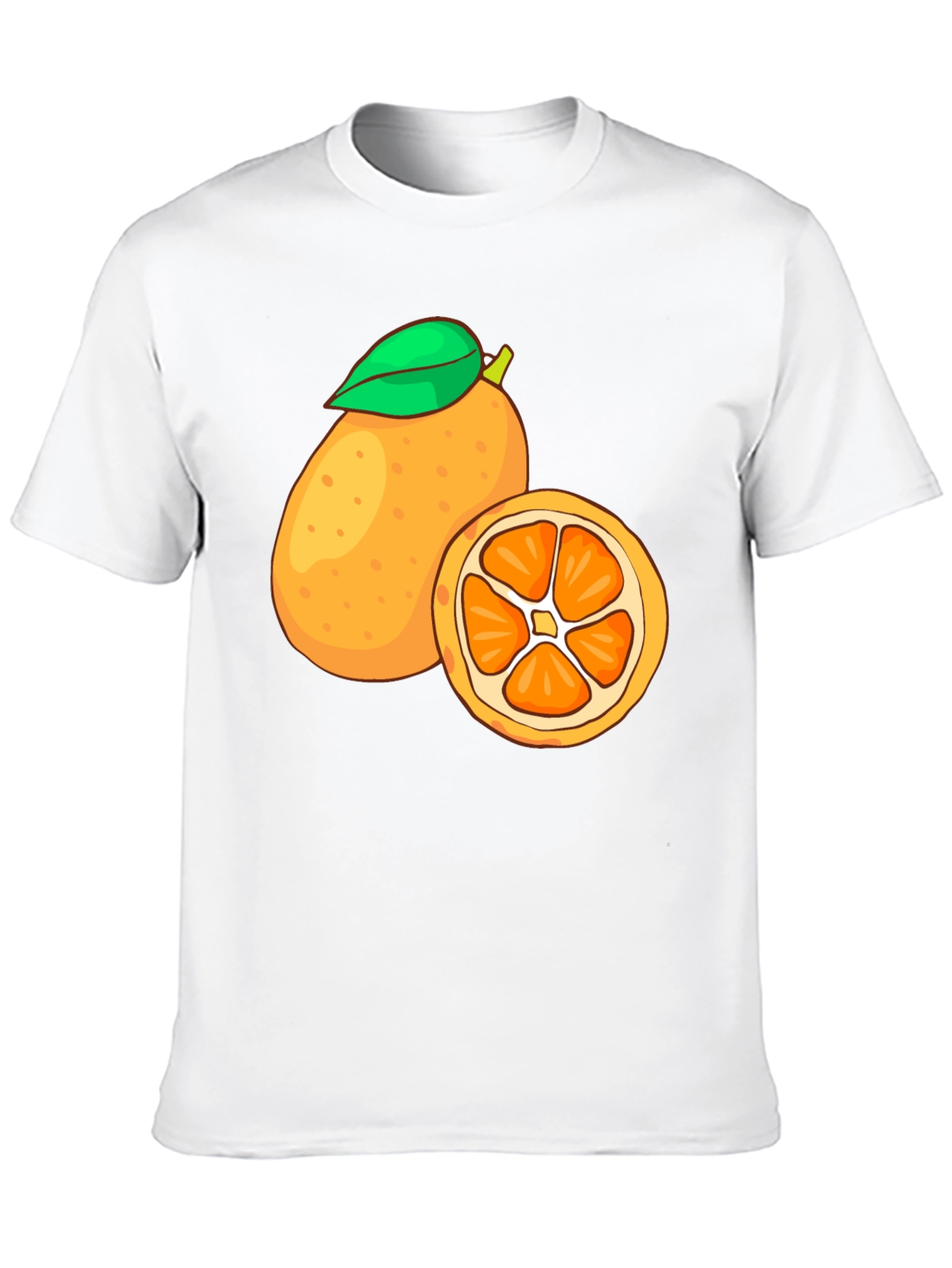 Black Orange Graphic T-Shirt - Fresh & Fun! view 10